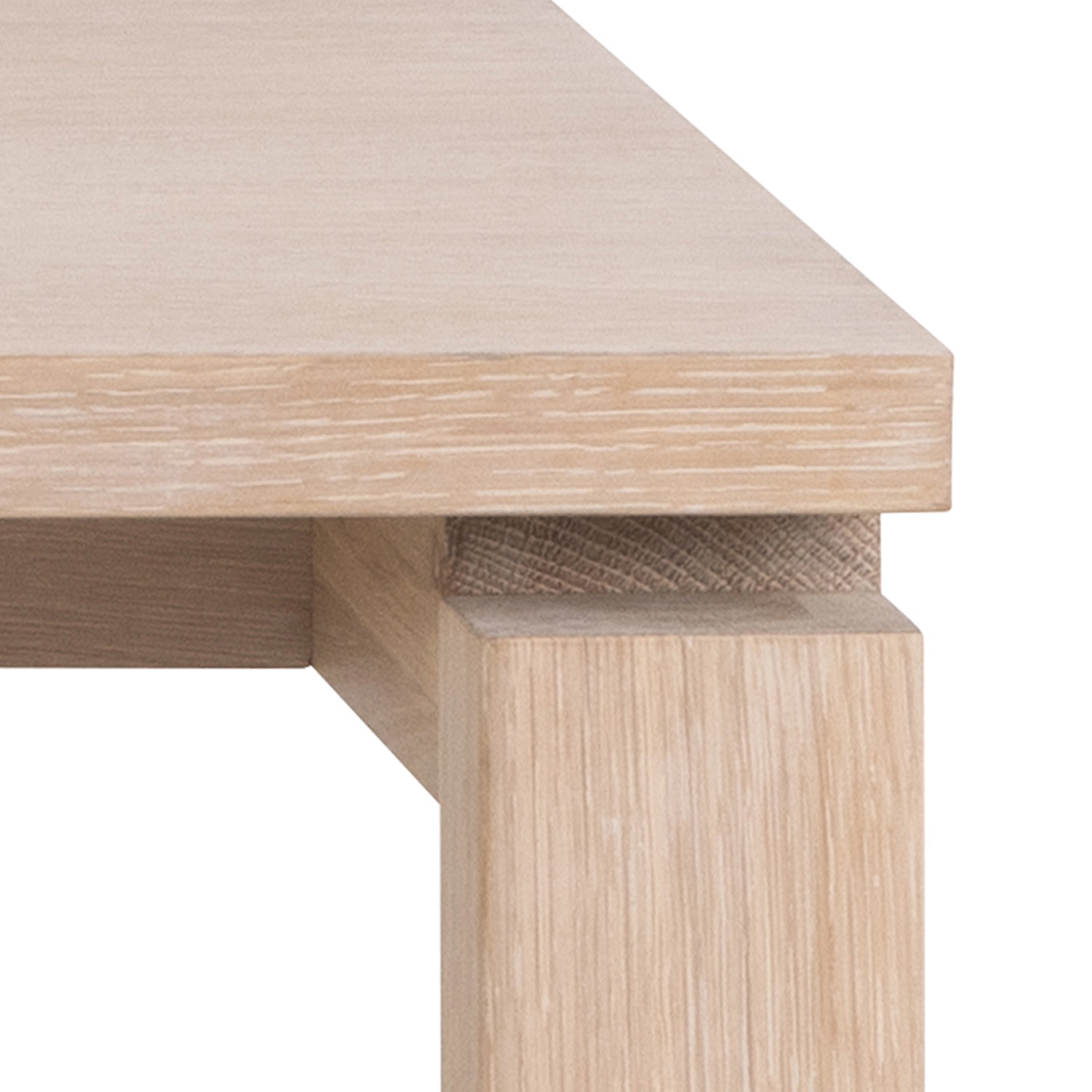 Linley Extendable Dining Table in White Oak 200/300 x 100 x 75cm – FTG, view 10