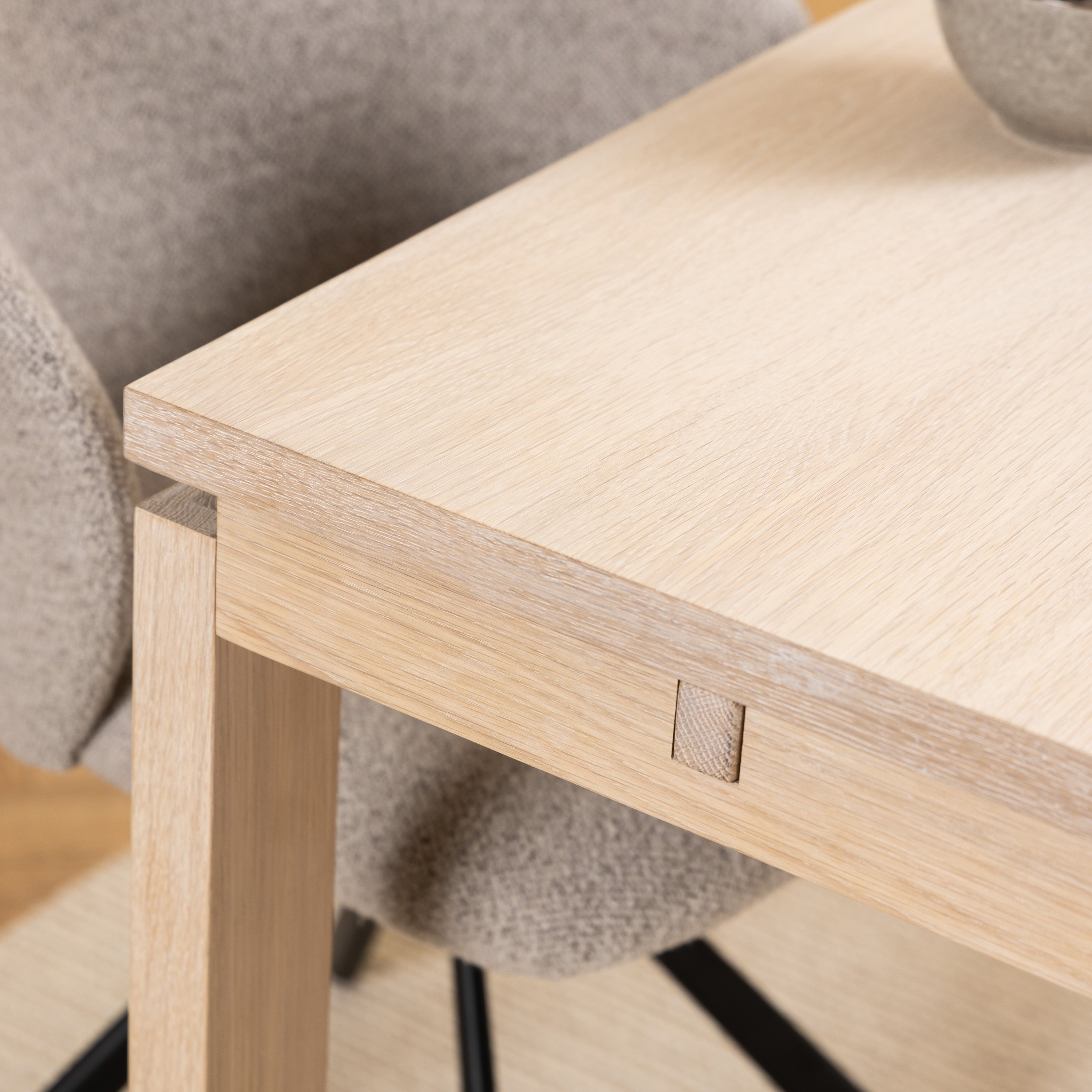 Linley Extendable Dining Table in White Oak 200/300 x 100 x 75cm – FTG, view 7