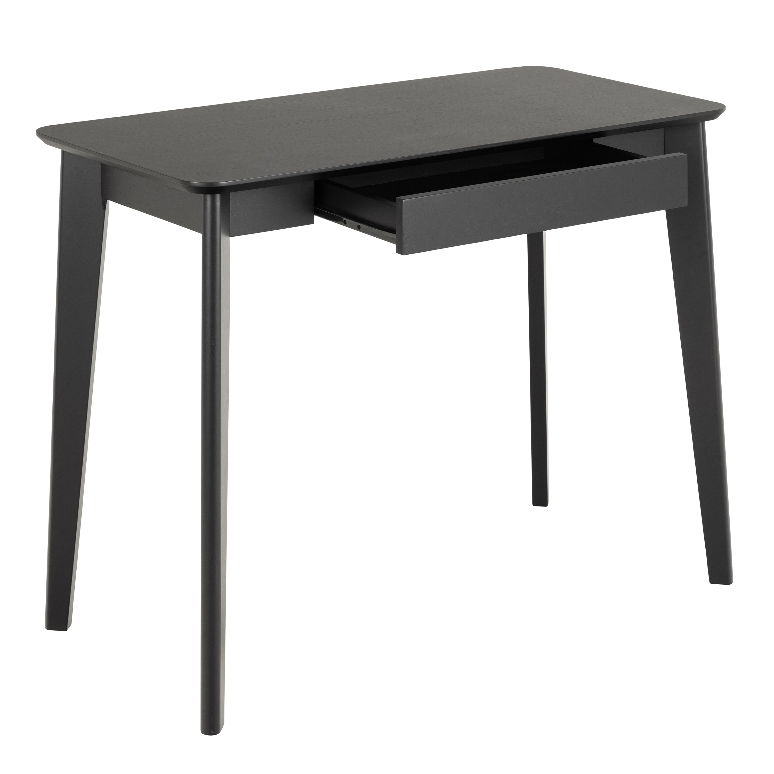Roxby Office Desk in Black – FTG, view 4