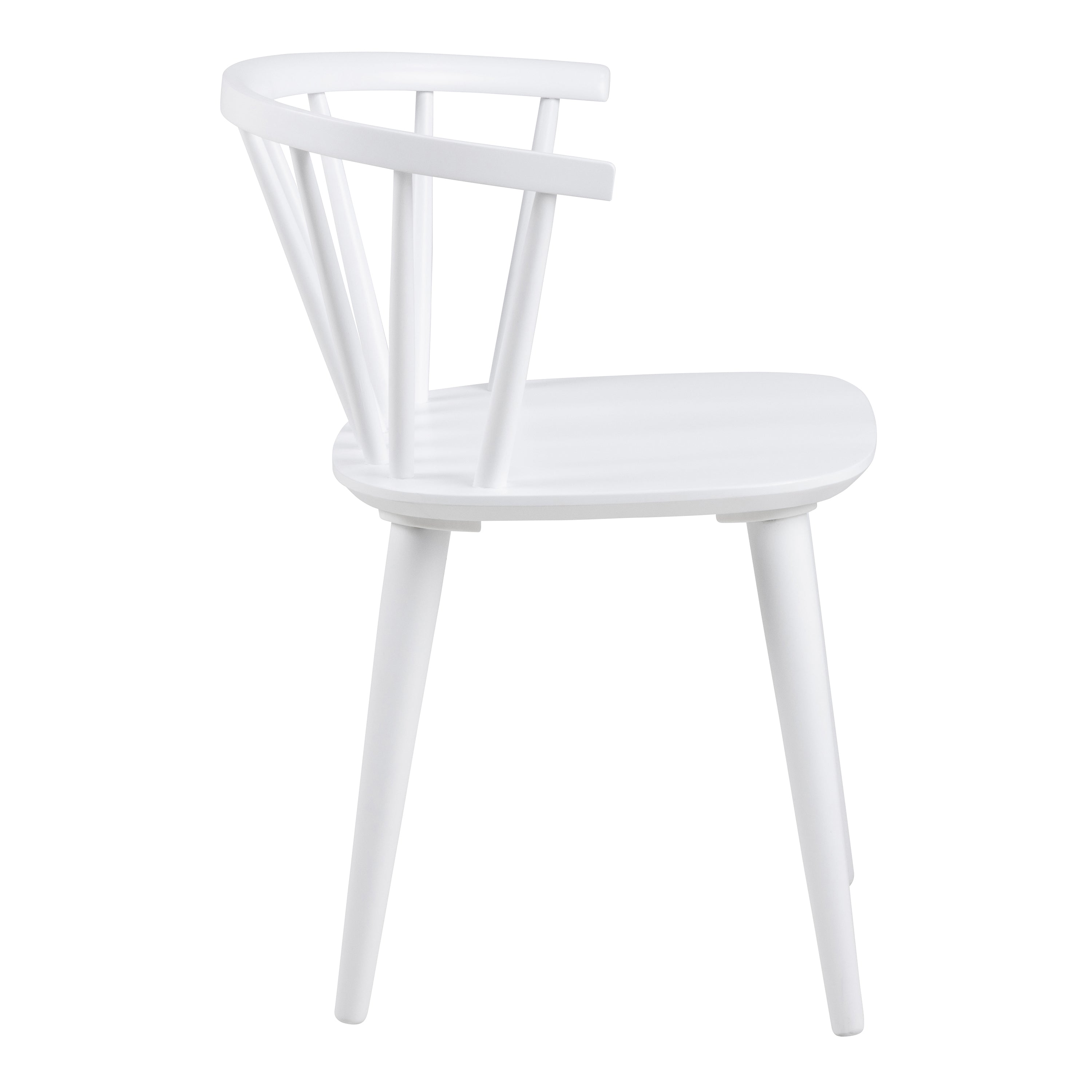 Ida Dining Chair in White Set of 2 – FTG, view 3