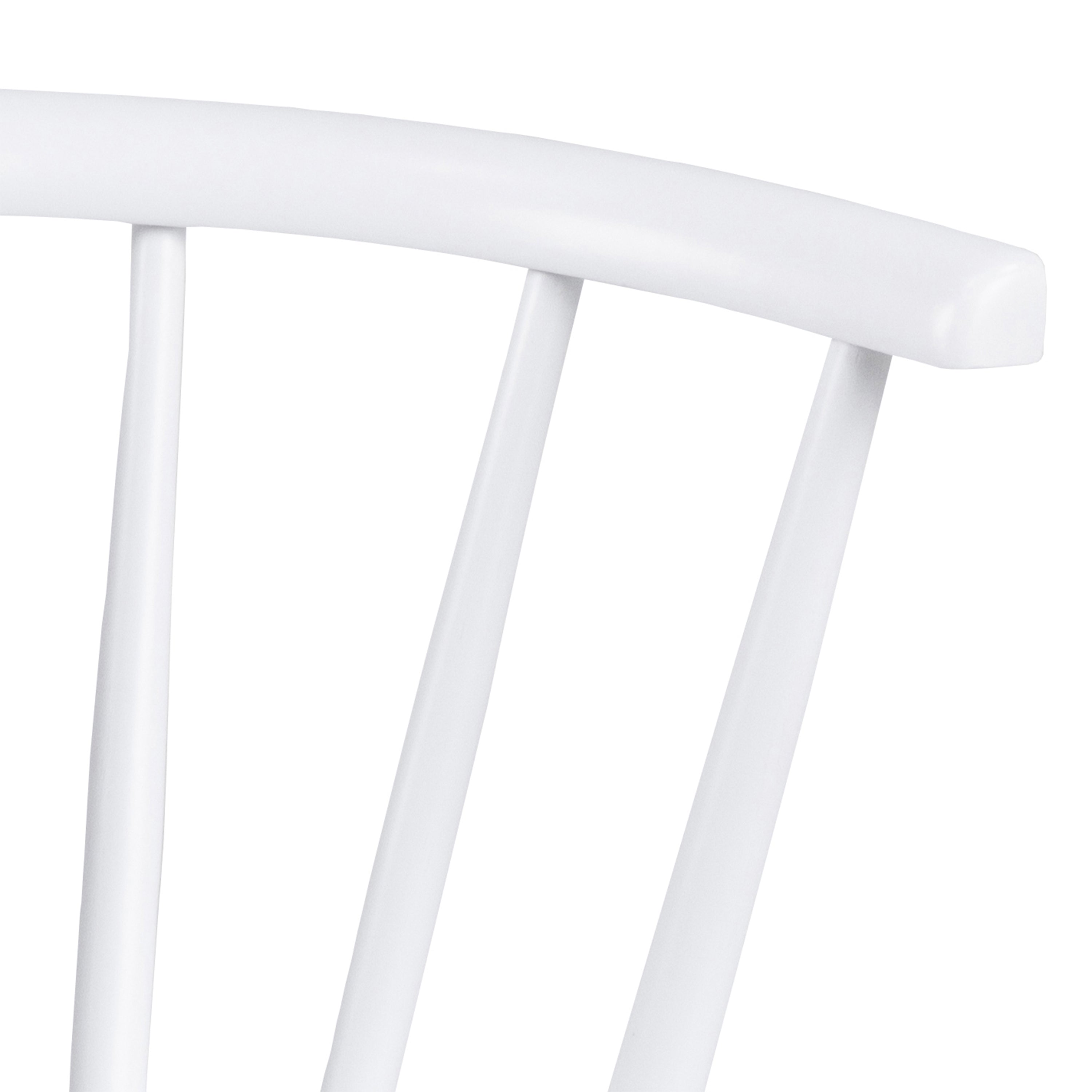 Ida Dining Chair in White Set of 2 – FTG, view 7