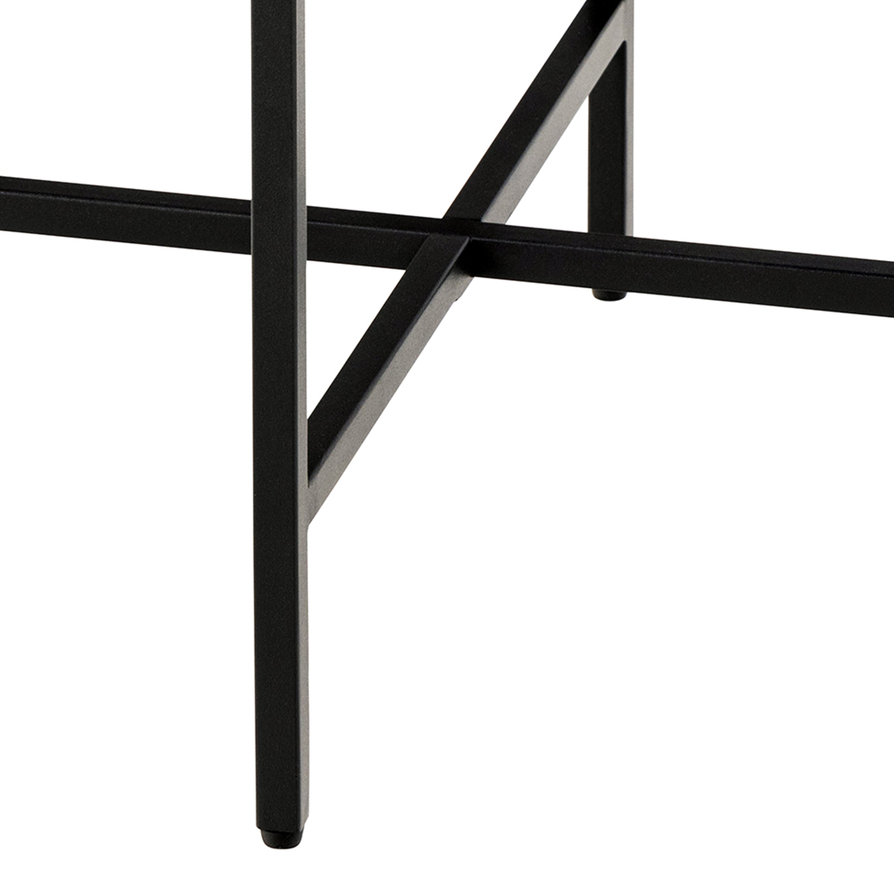 Lamoine Round Side Table in Matt Black – FTG, view 7