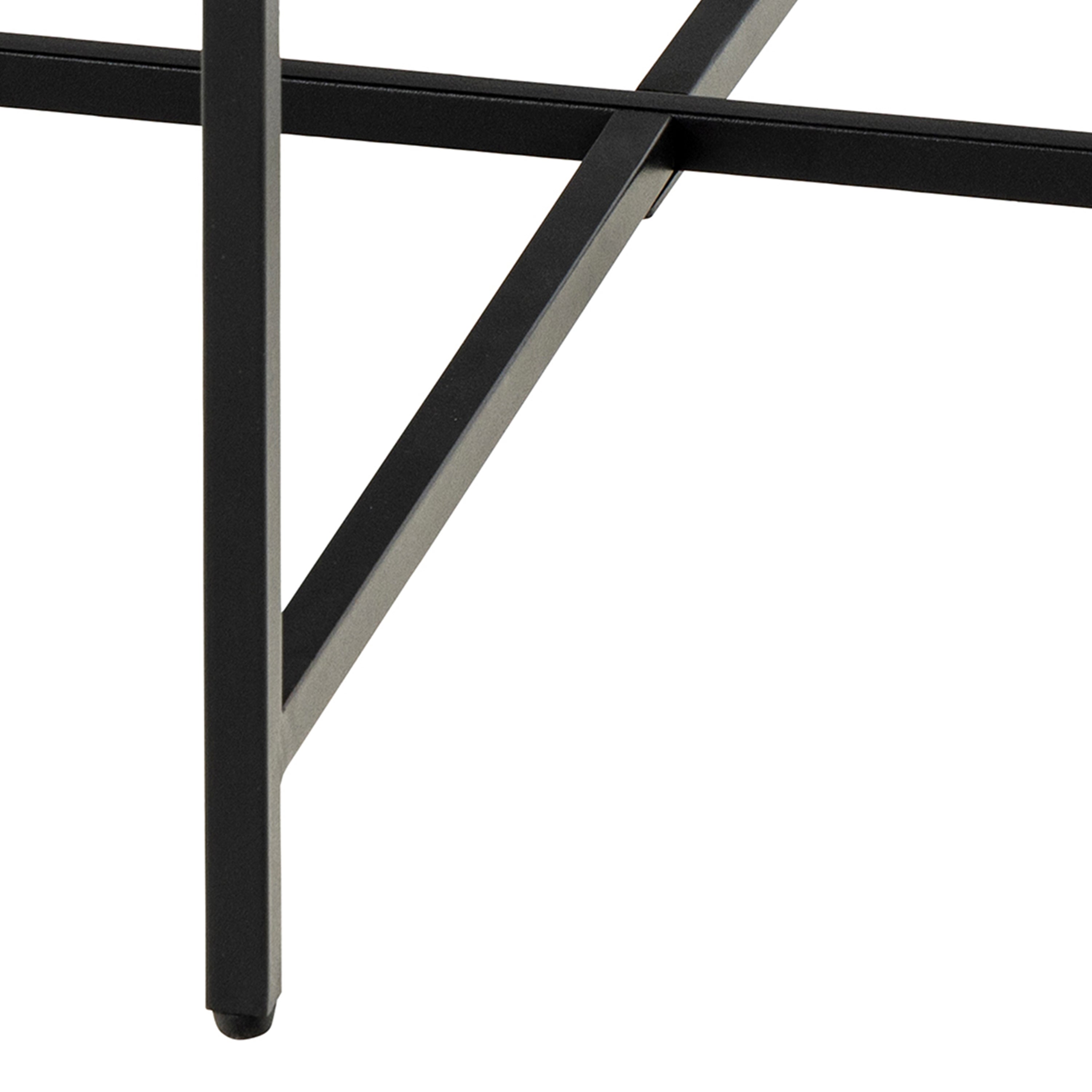 Lamoine Round Coffee Table in Matt Black – FTG, view 7