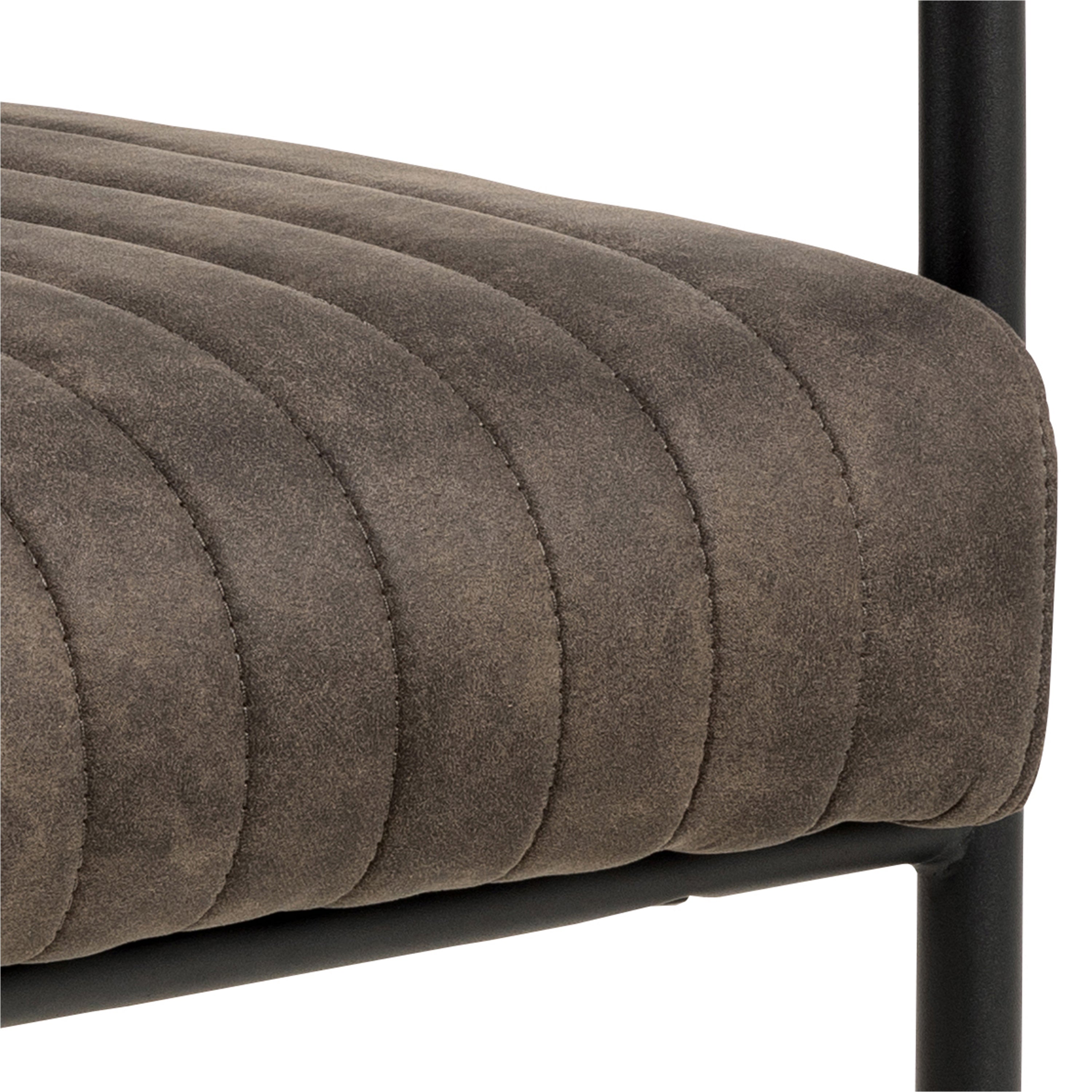 Adele Dining Chair in Grey Fabric Set of 2 – FTG, view 8
