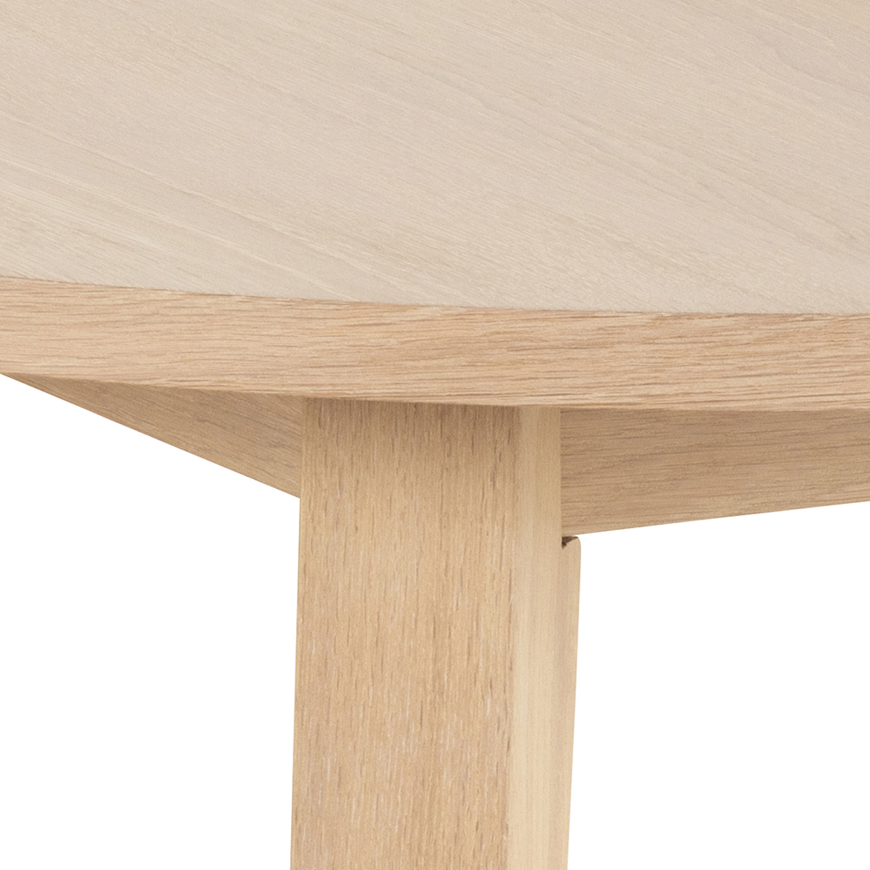 A-Line Round Dining Table in White Oak – FTG, view 6