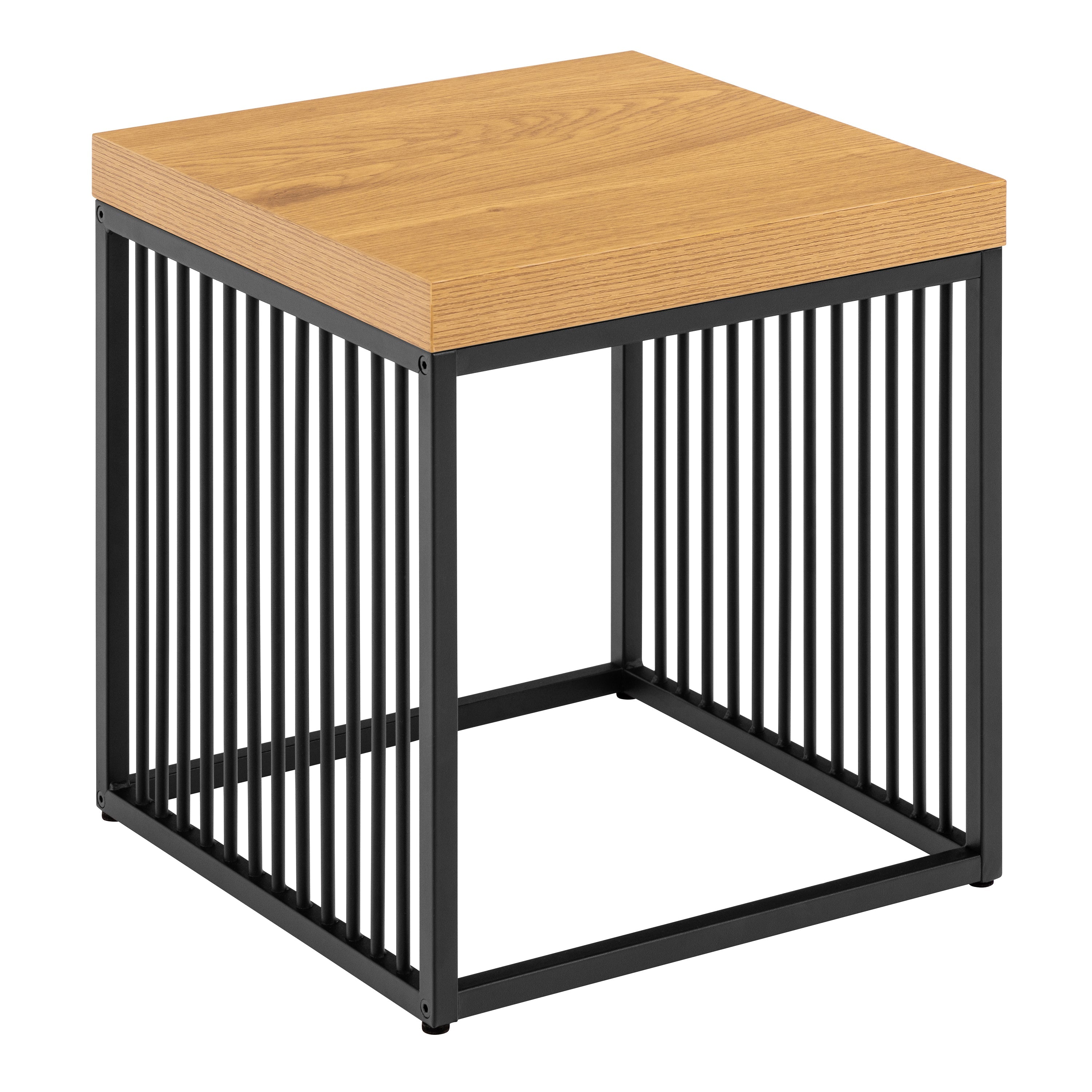 Strington Side Table in Black and Oak – FTG