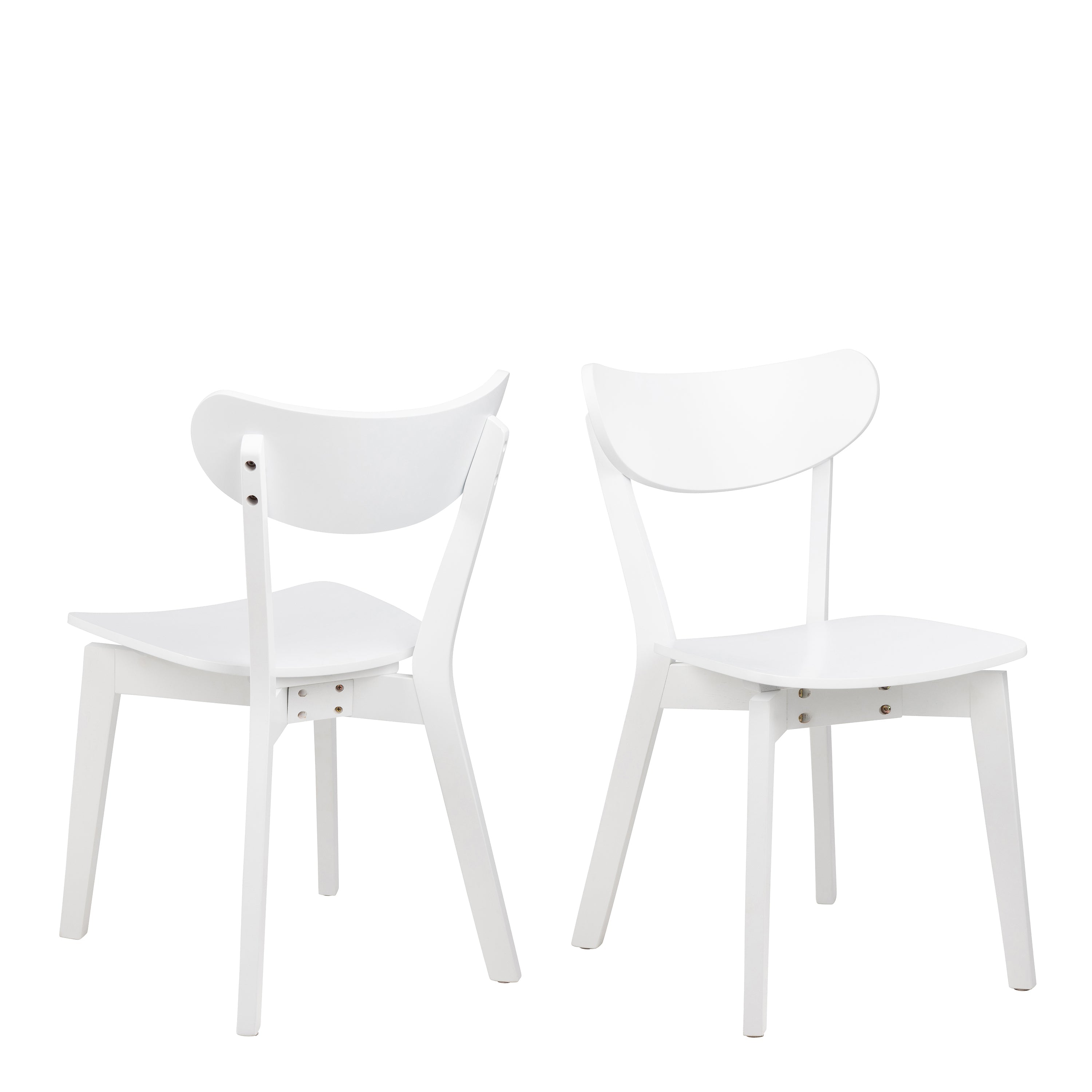 Roxby Dining Chair in White Set of 2 – FTG