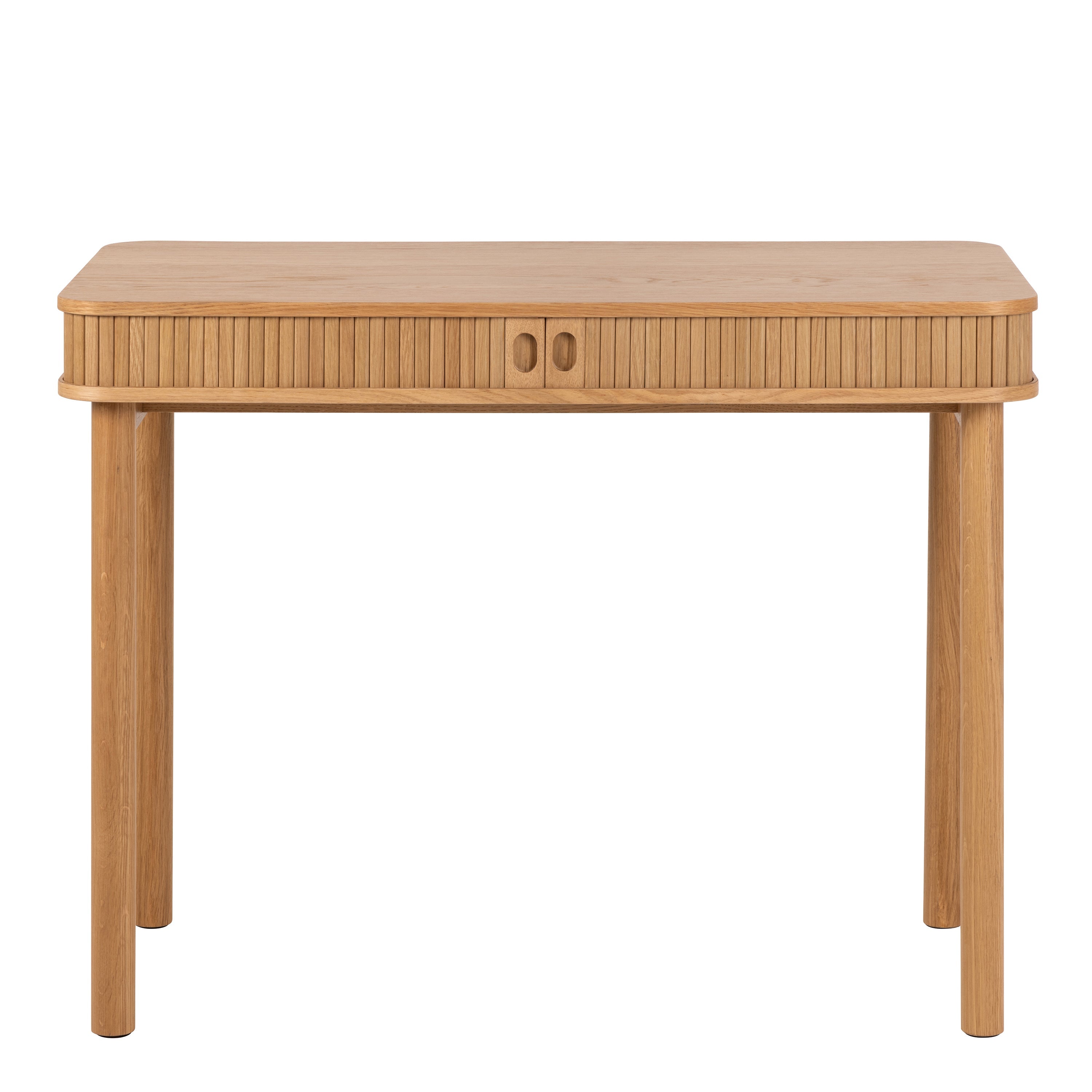 Langley Office Desk in Oak – FTG, view 2