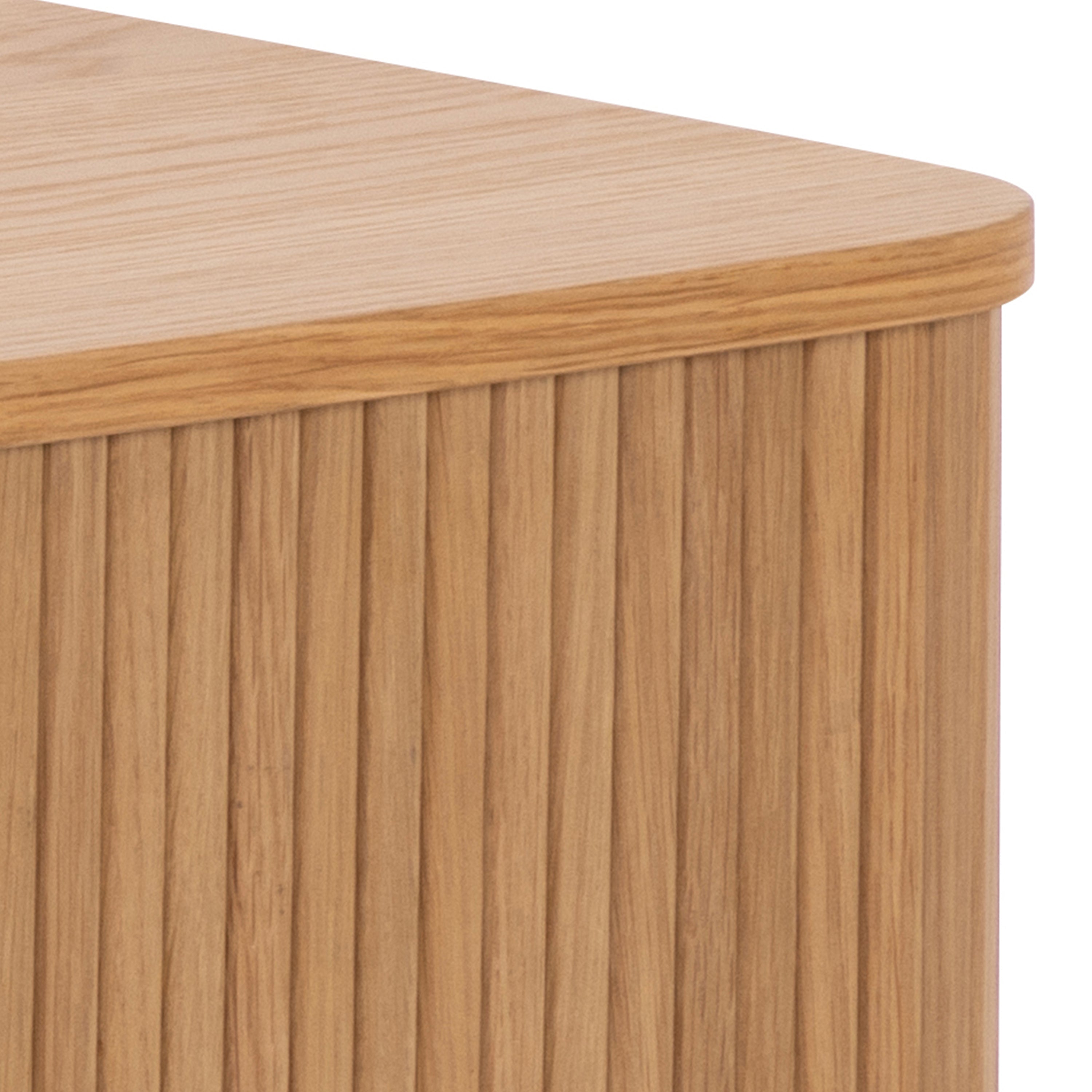 Langley TV Unit in Oak – FTG, view 7