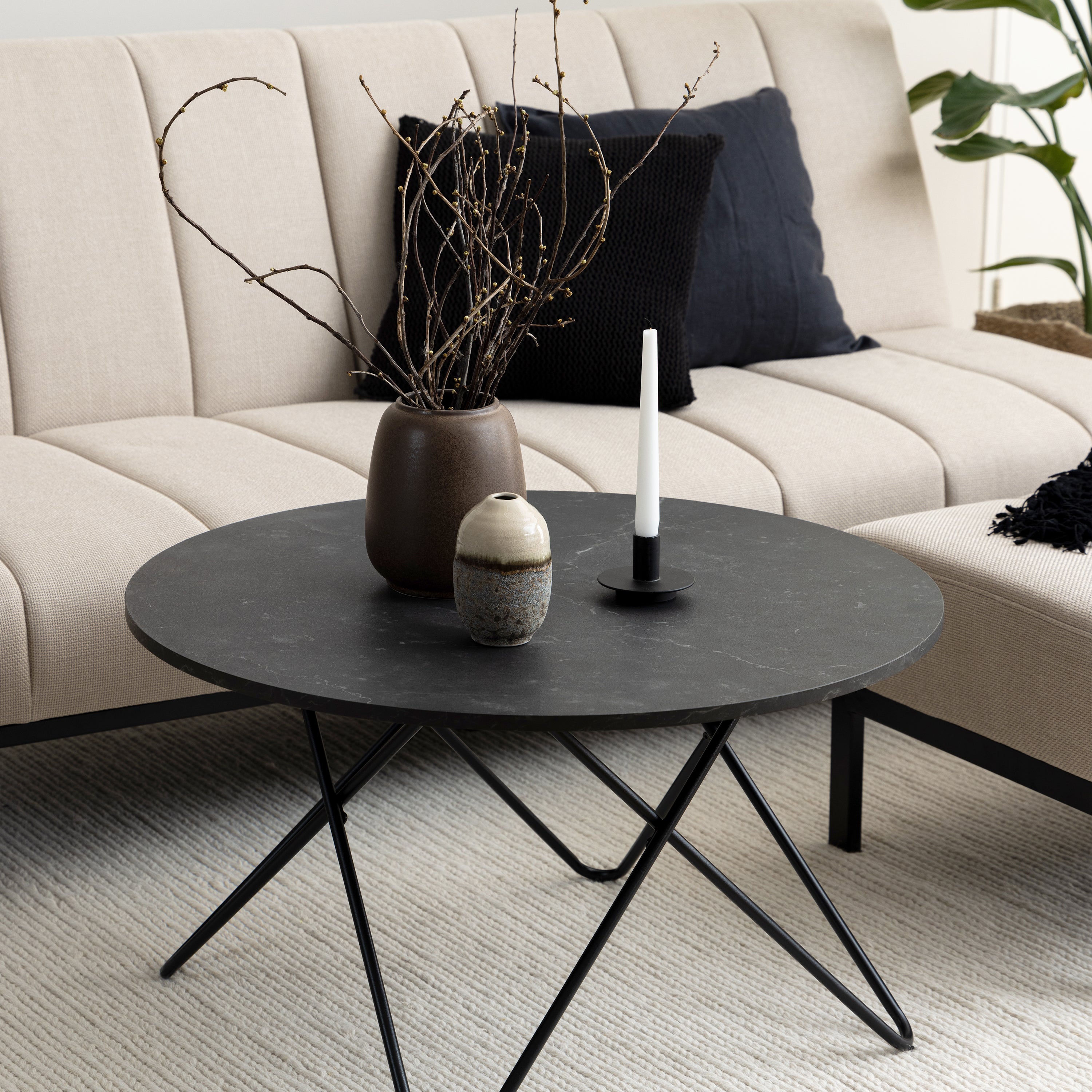 Wyre Coffee Table in Black – FTG, view 4