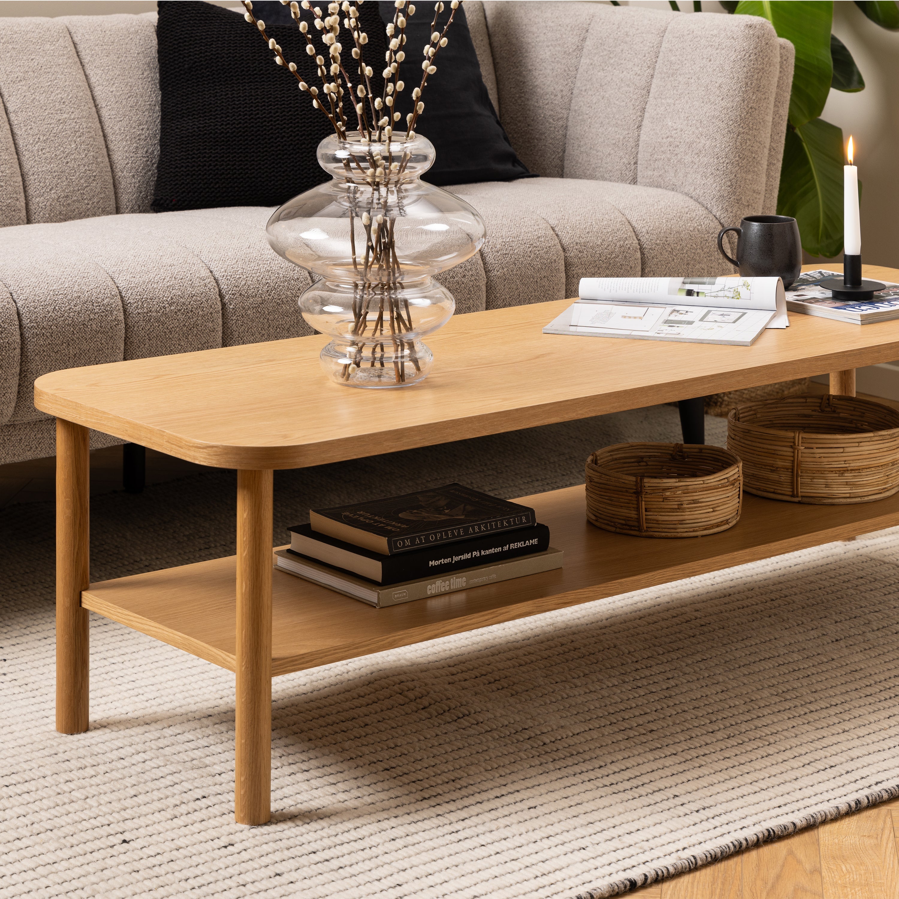 Banbury Coffee Table in Oak – FTG, view 4