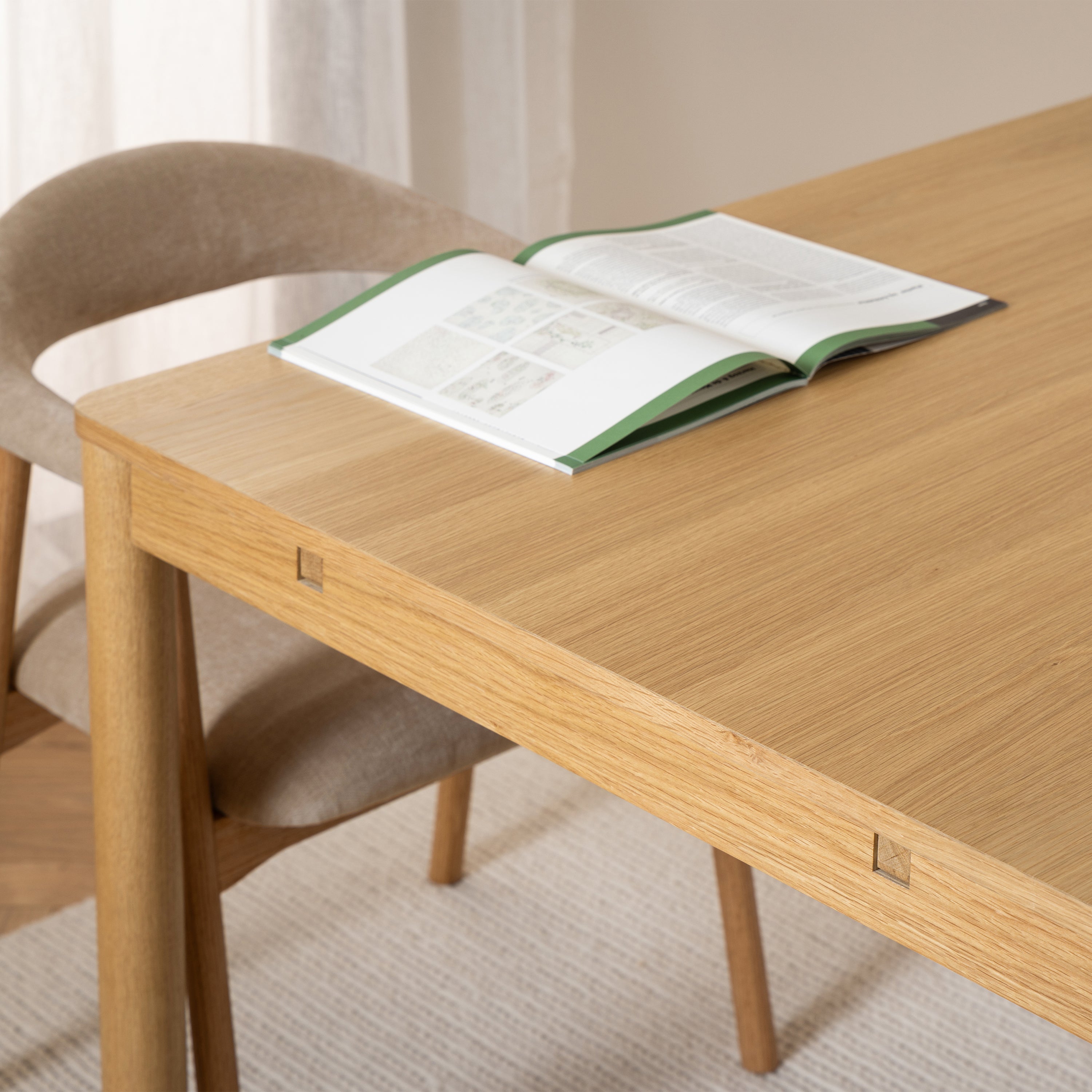 Atlantic Dining Table in Oak – FTG, view 5