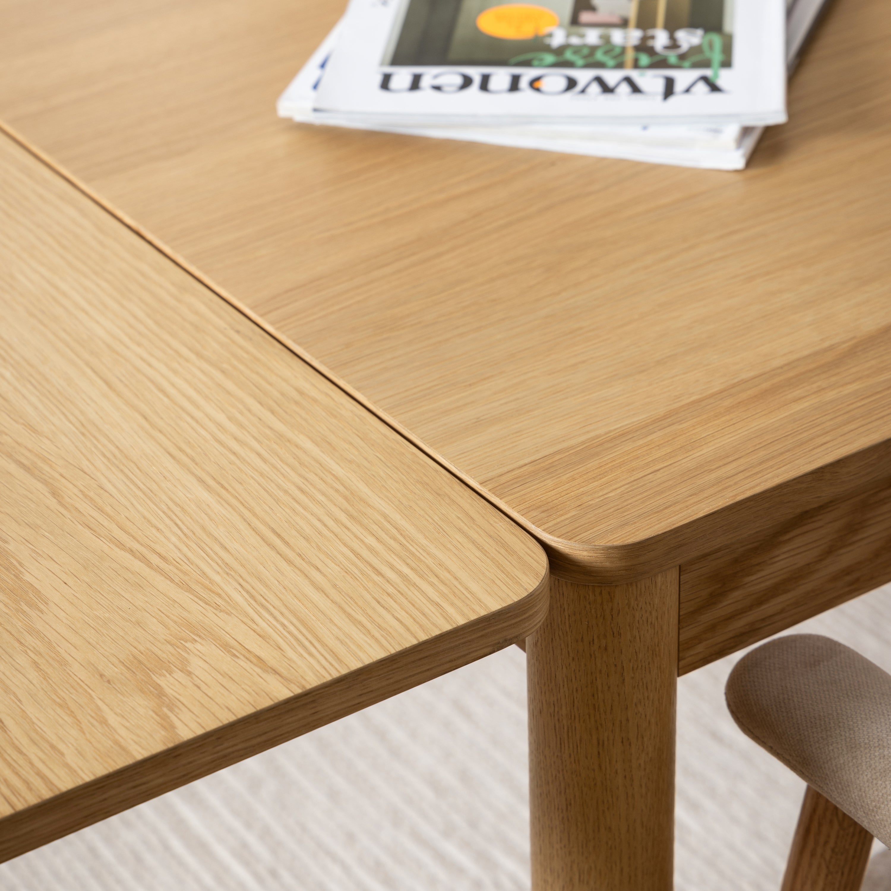 Atlantic Dining Table in Oak – FTG, view 6