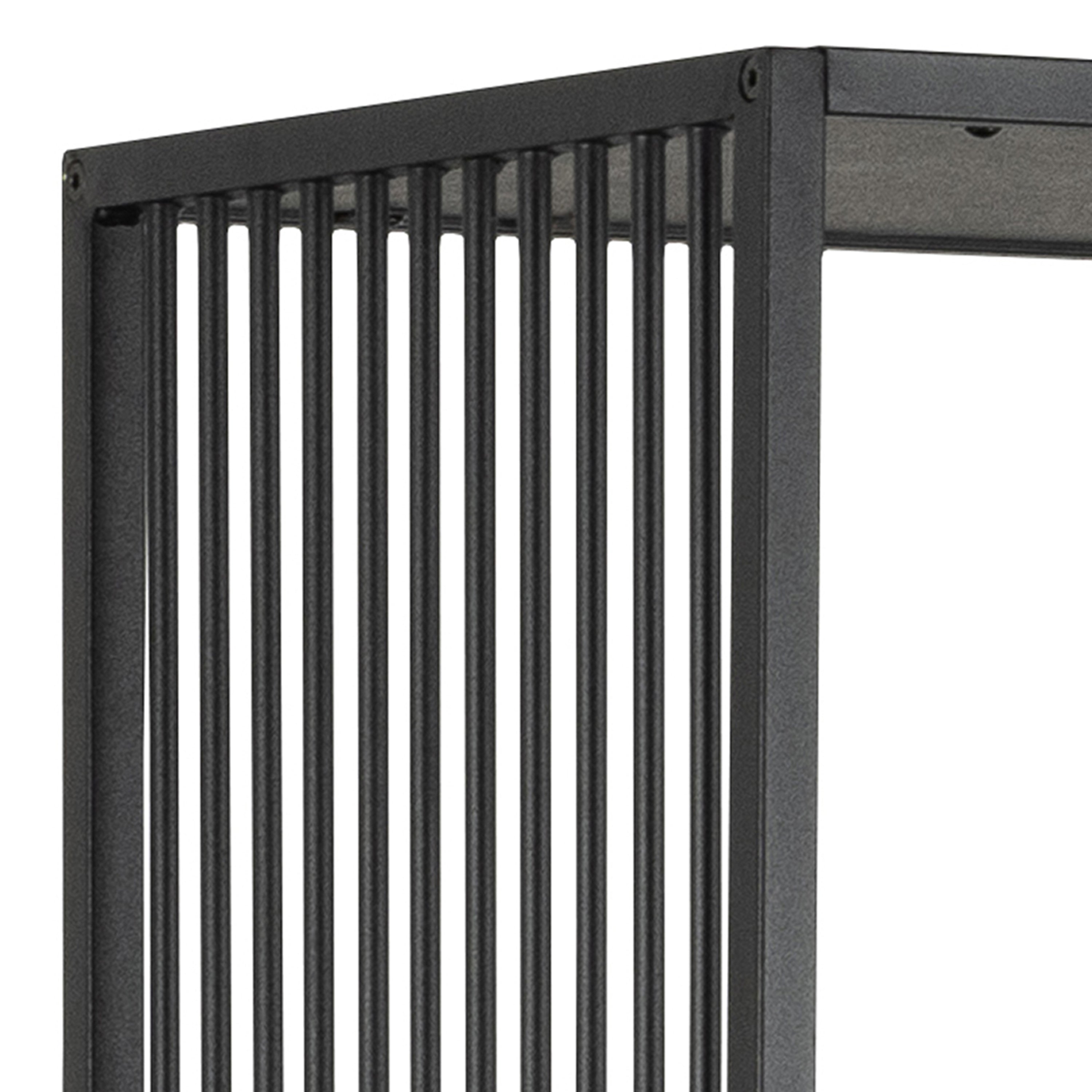 Strington Bookcase with 5 Shelves in Black – FTG, view 6