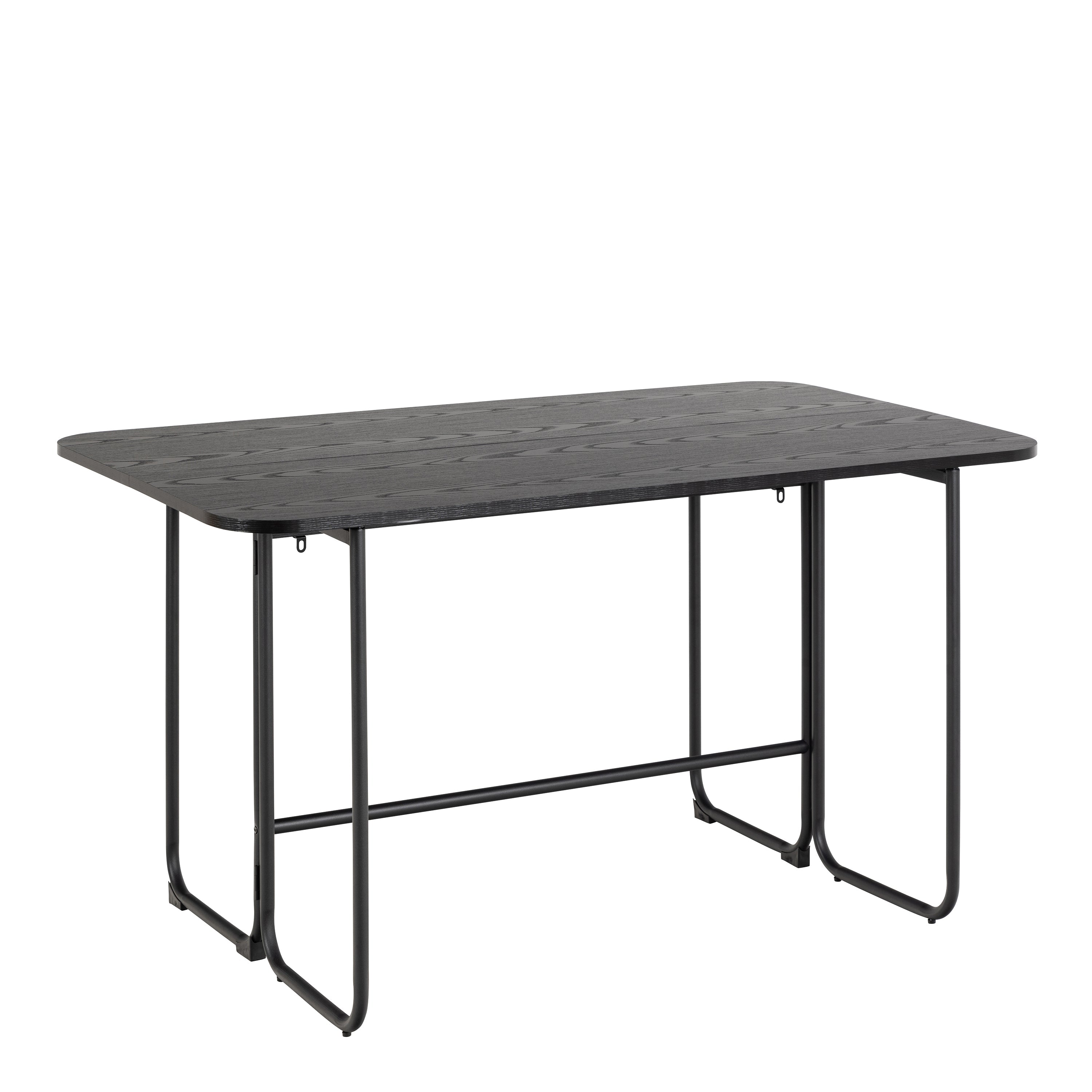 Darlington Dining Table in Black – FTG, view 3