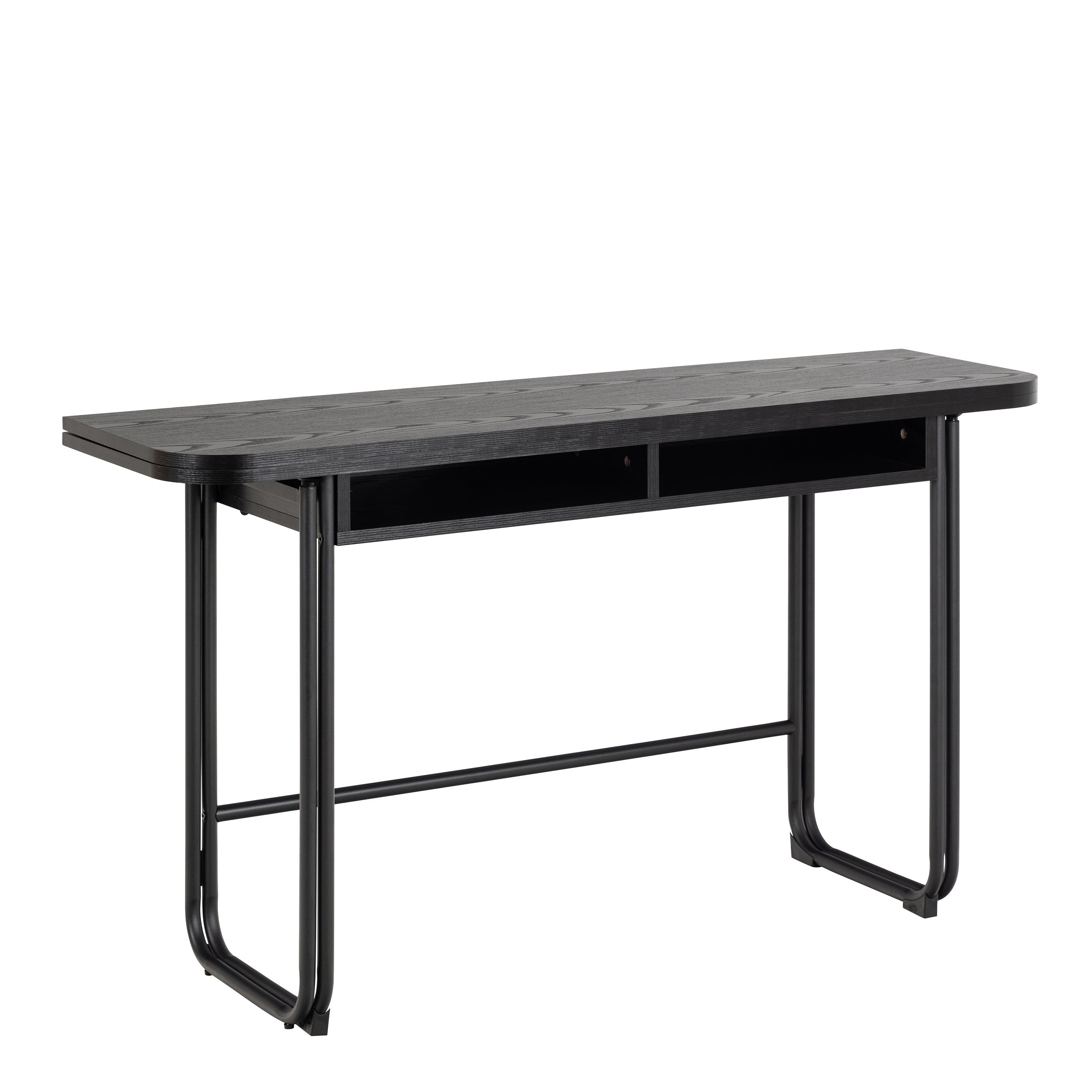 Darlington Dining Table in Black – FTG, view 4