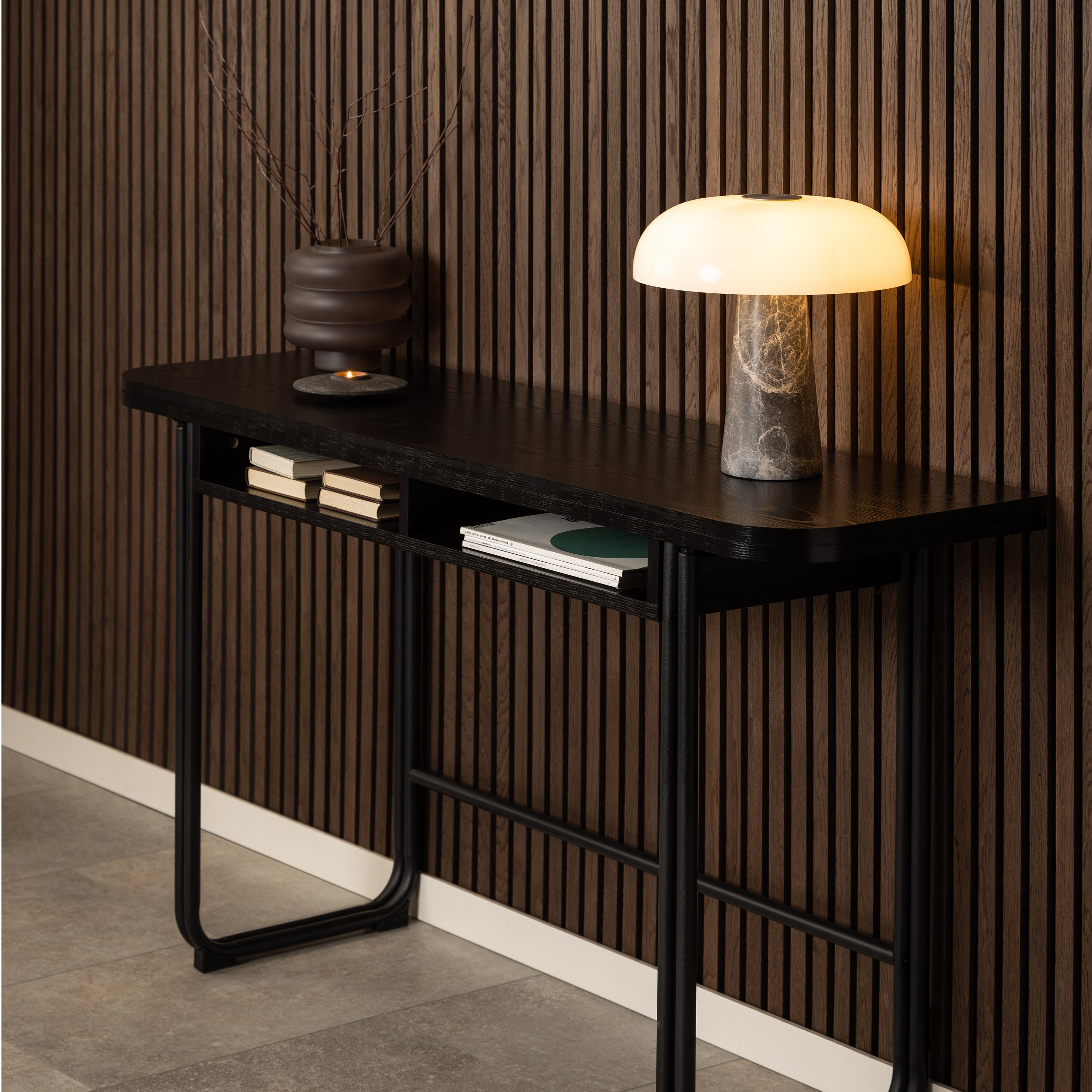 Darlington Dining Table in Black – FTG, view 8