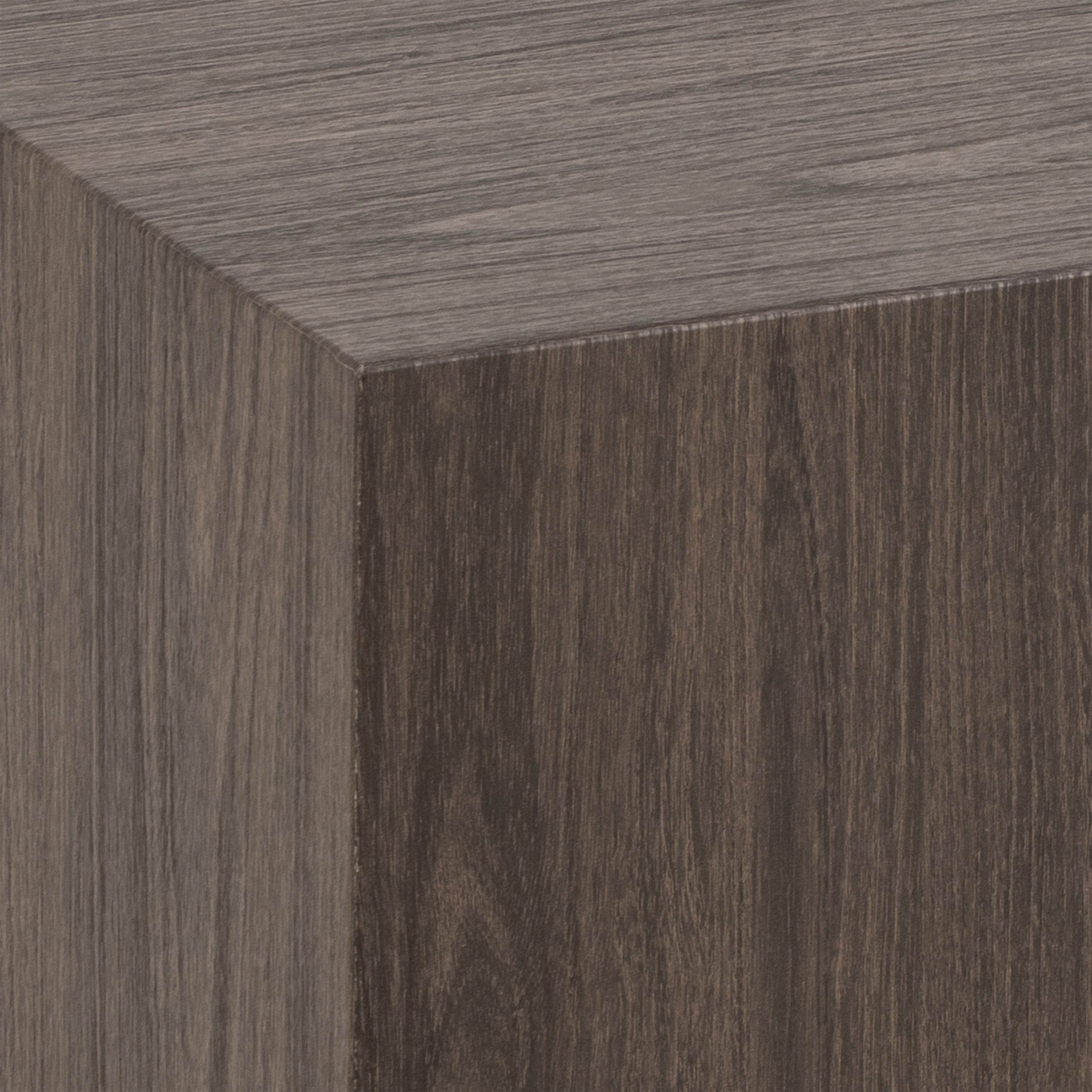 Dice Square Coffee Table Set in Smoked Ash – FTG, view 6