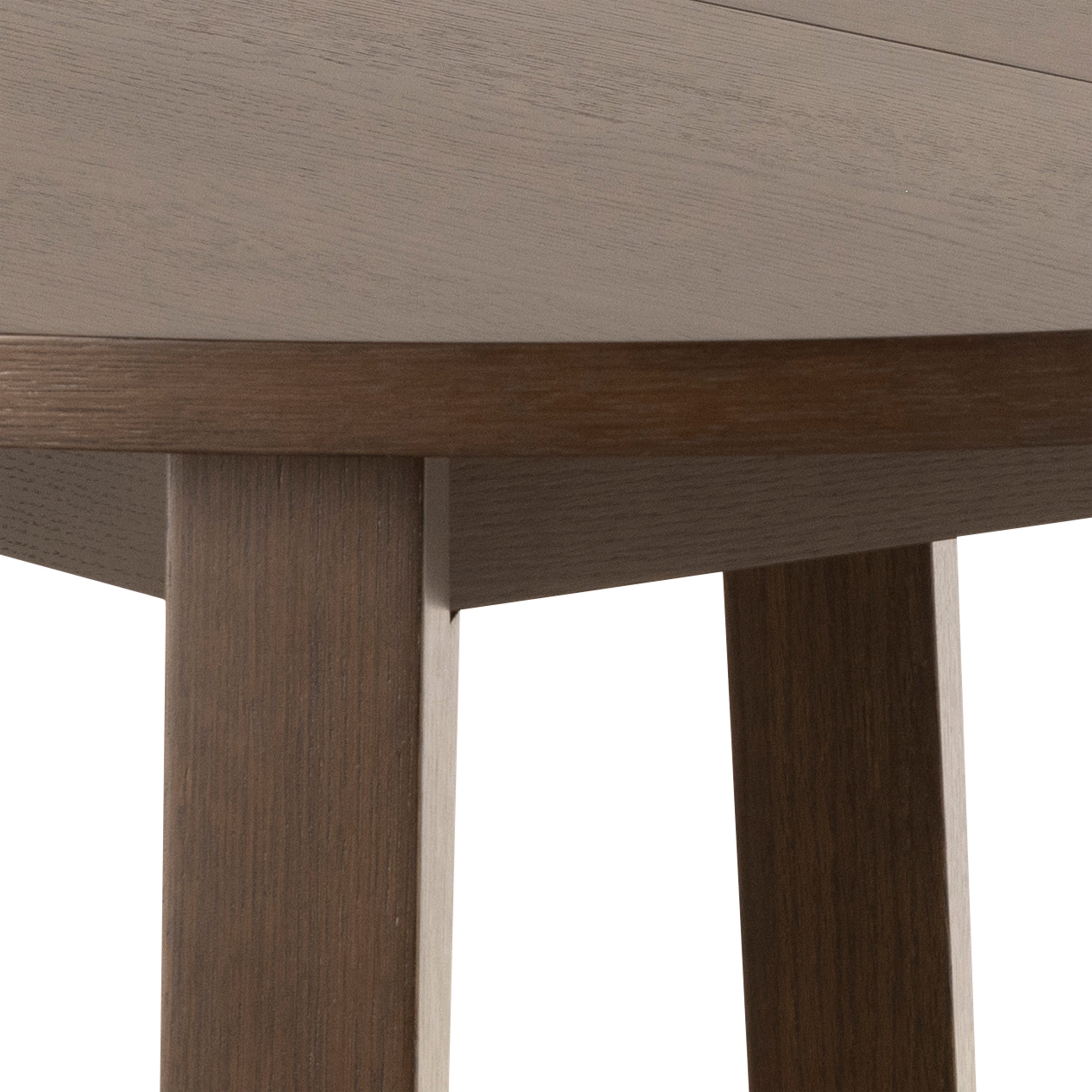 A-Line Round Extendable Dining Table in Smoked Oak 120/220 x 120 x 75cm – FTG, view 9