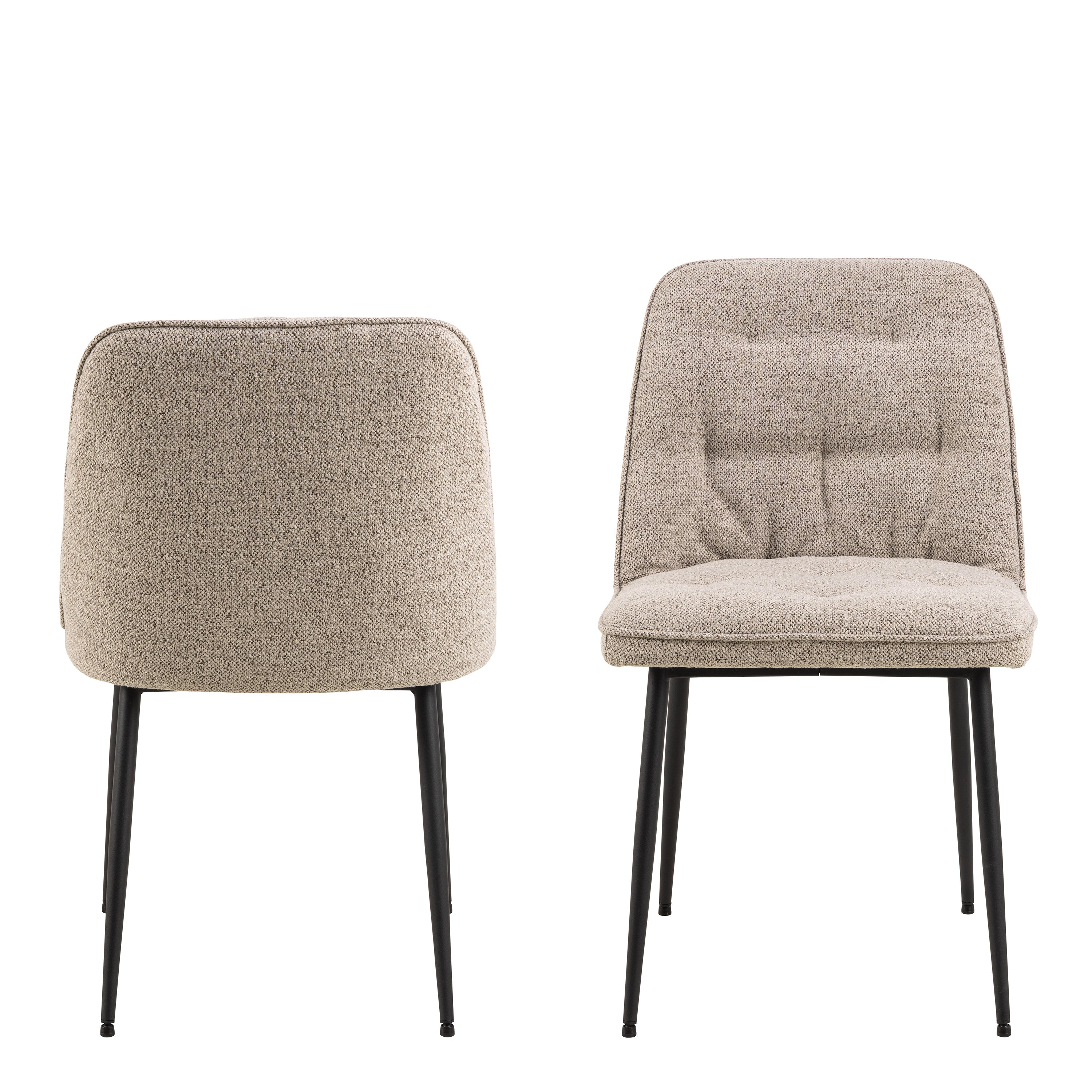 Brooke Dining Chair in Monza Beige Set of 2 – FTG, view 2