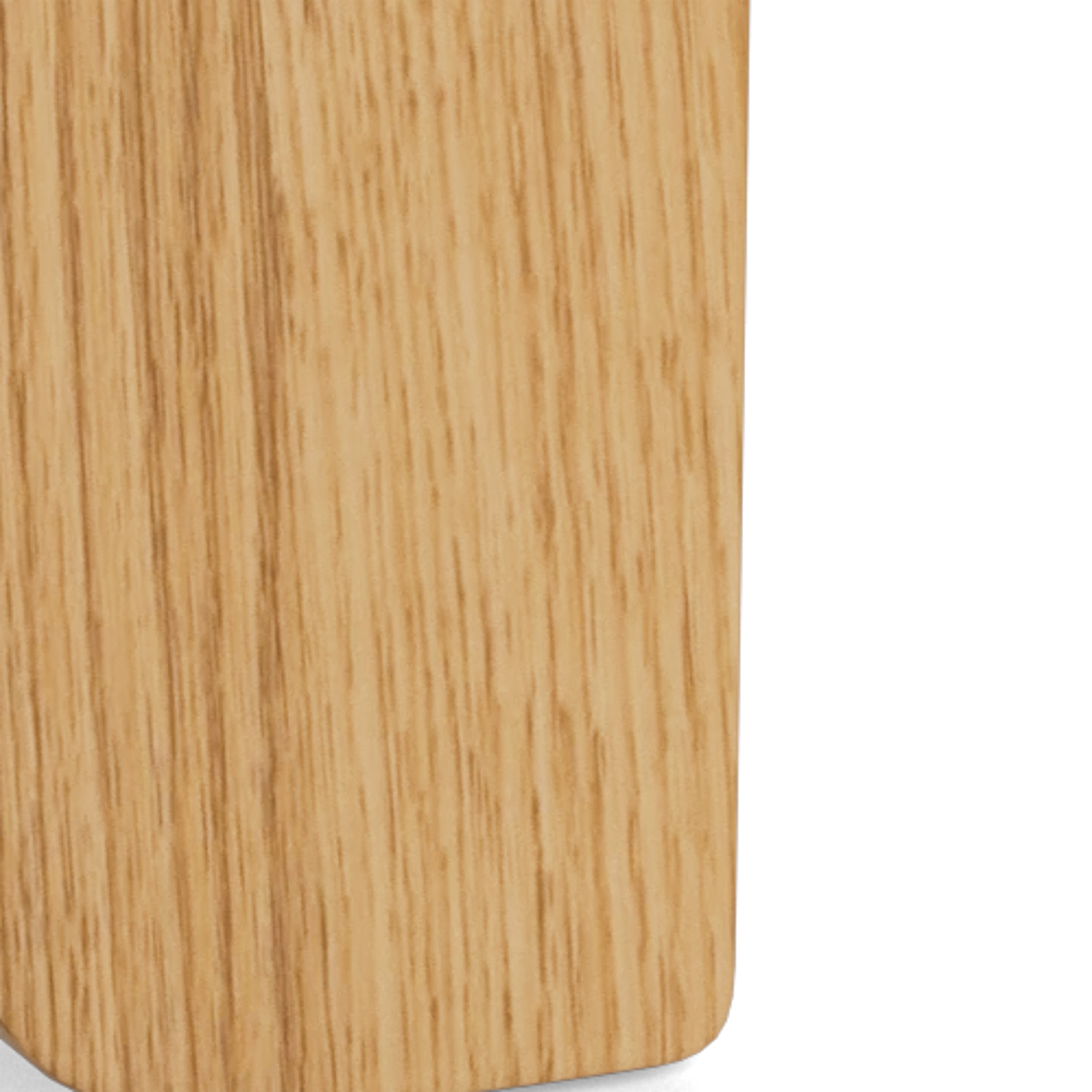 Dockland Round Side Table in Travertine & Wild Oak