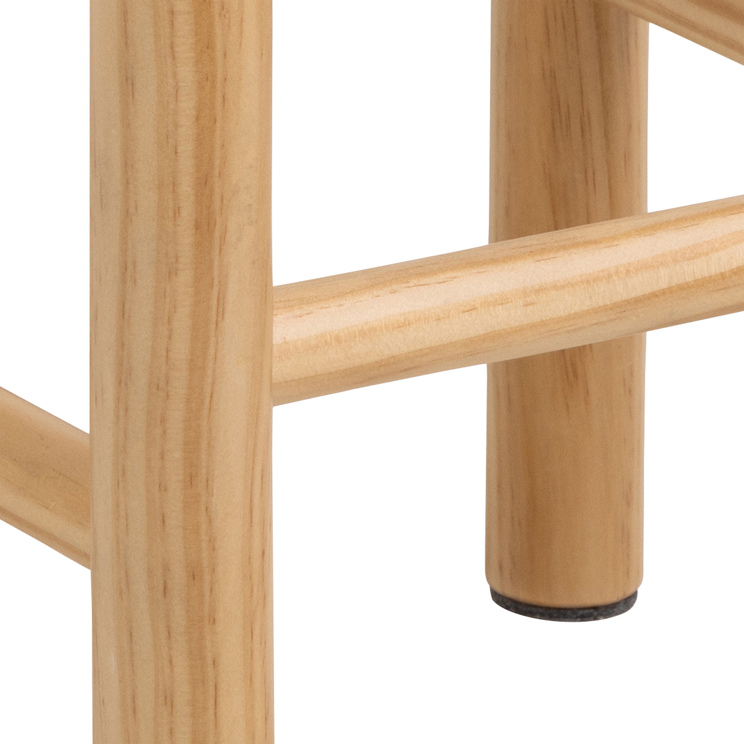 Alvin Weaved Stool in Off White – FTG, view 6