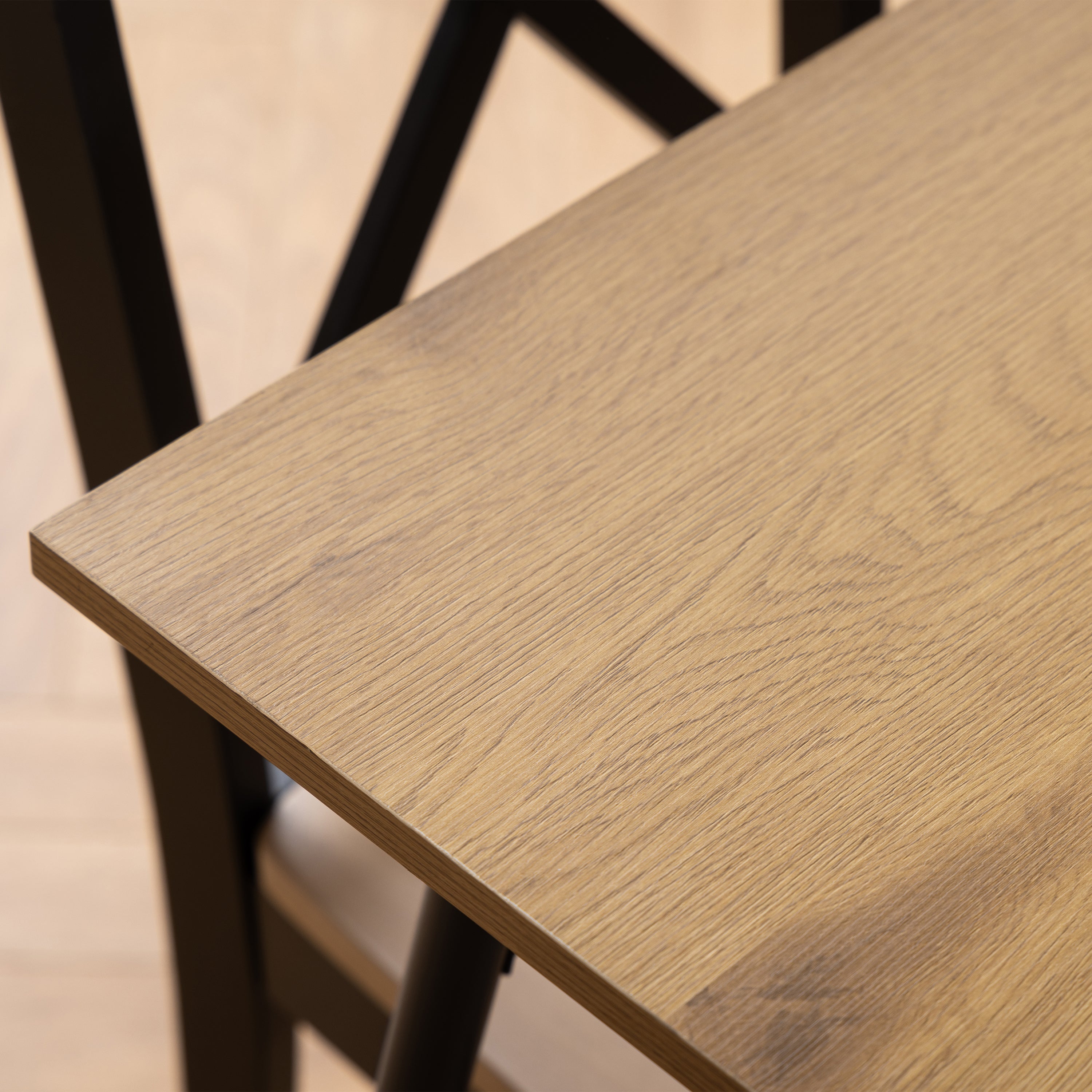 Peru Rectangular Dining Table in Wild Oak 120x75cm – FTG, view 7