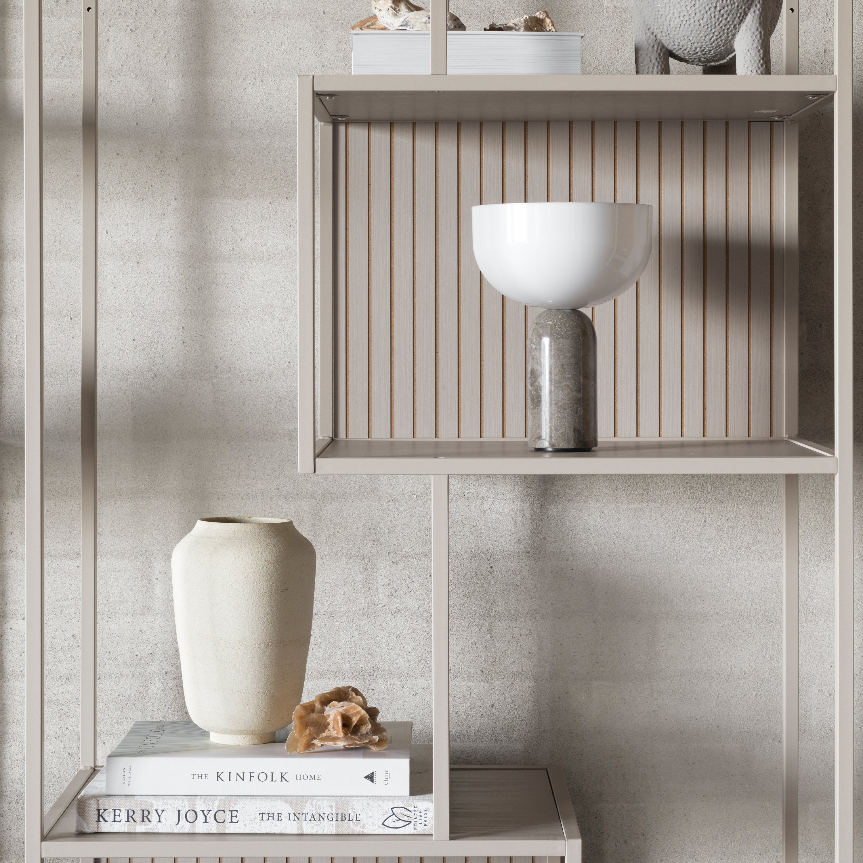 Seaford Tall Grey Metal Bookcase with 5 Shelves – FTG, view 8