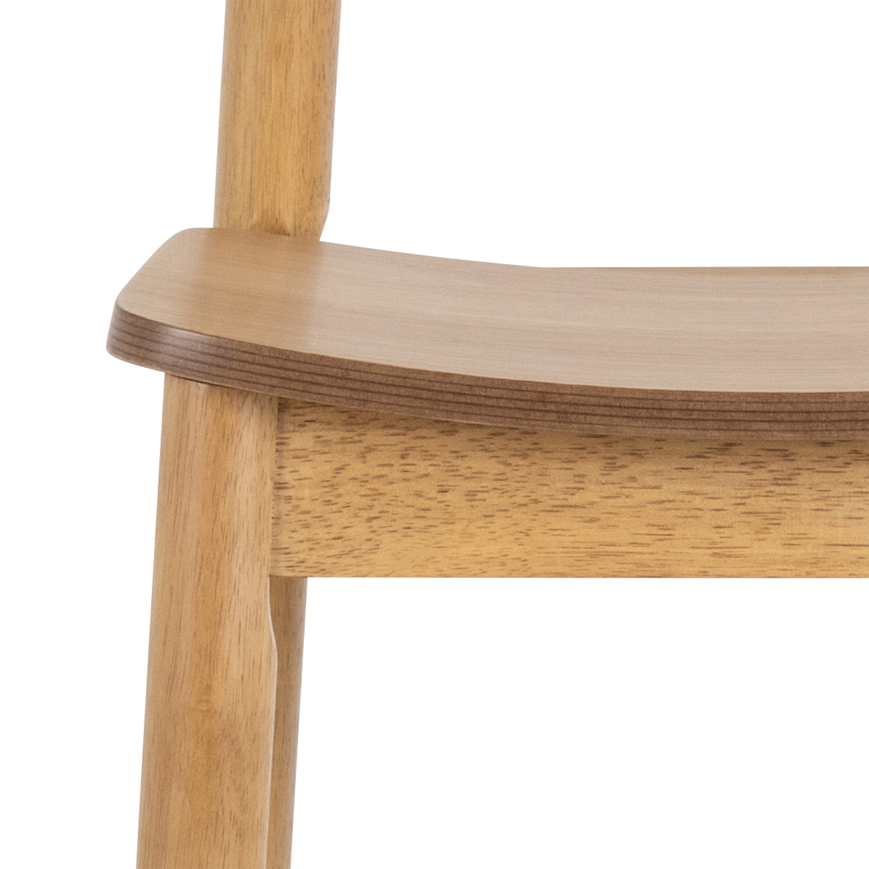 Barlow Bar Table in Matt Oak Included 2 Barlow Bar Stool in Matt Oak – FTG, view 10