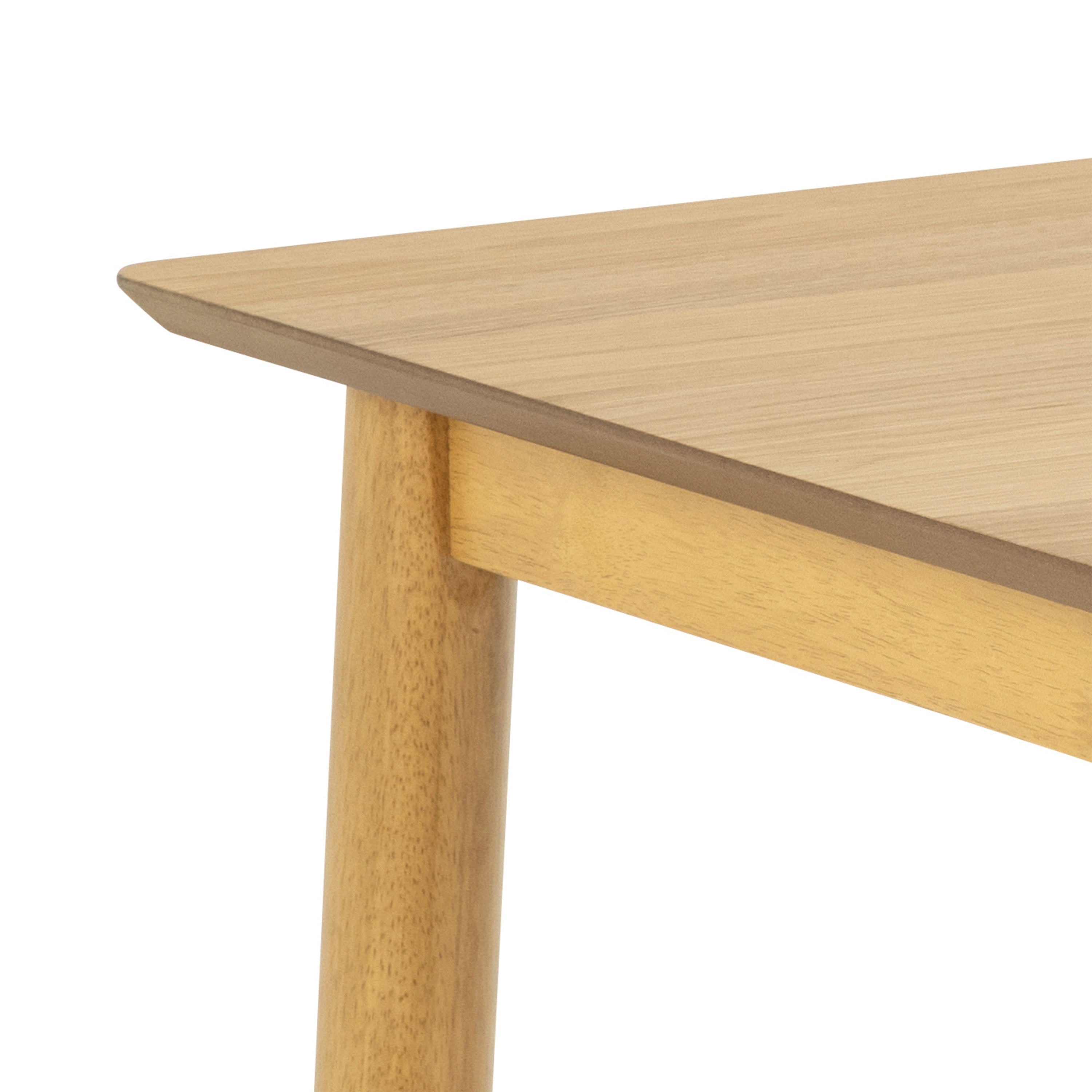 Barlow Rectangular Dining Table in Matt Oak – FTG, view 5