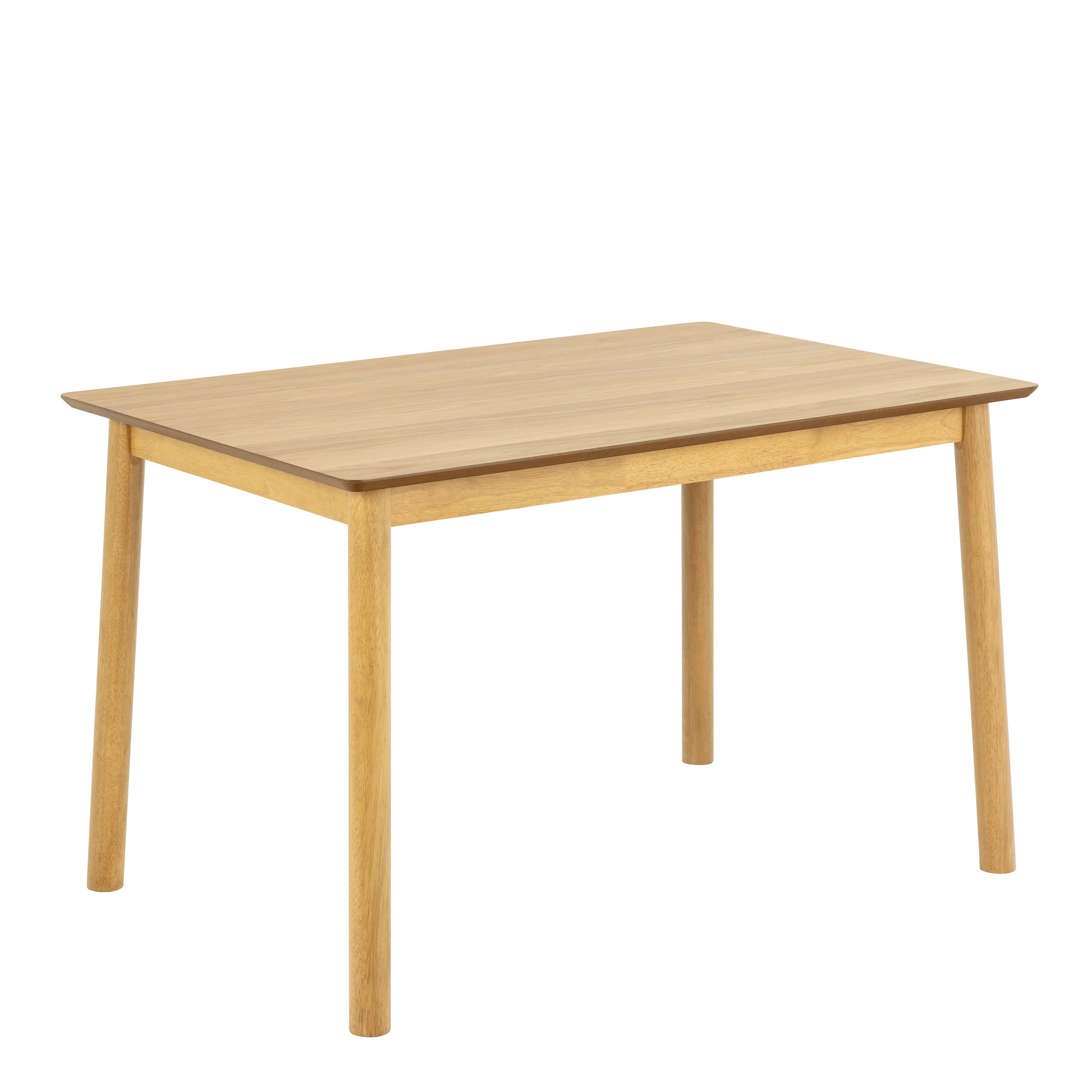 Barlow Rectangular Dining Table in Matt Oak Included 4 Barlow Dining Chair in Matt Oak – FTG, view 2