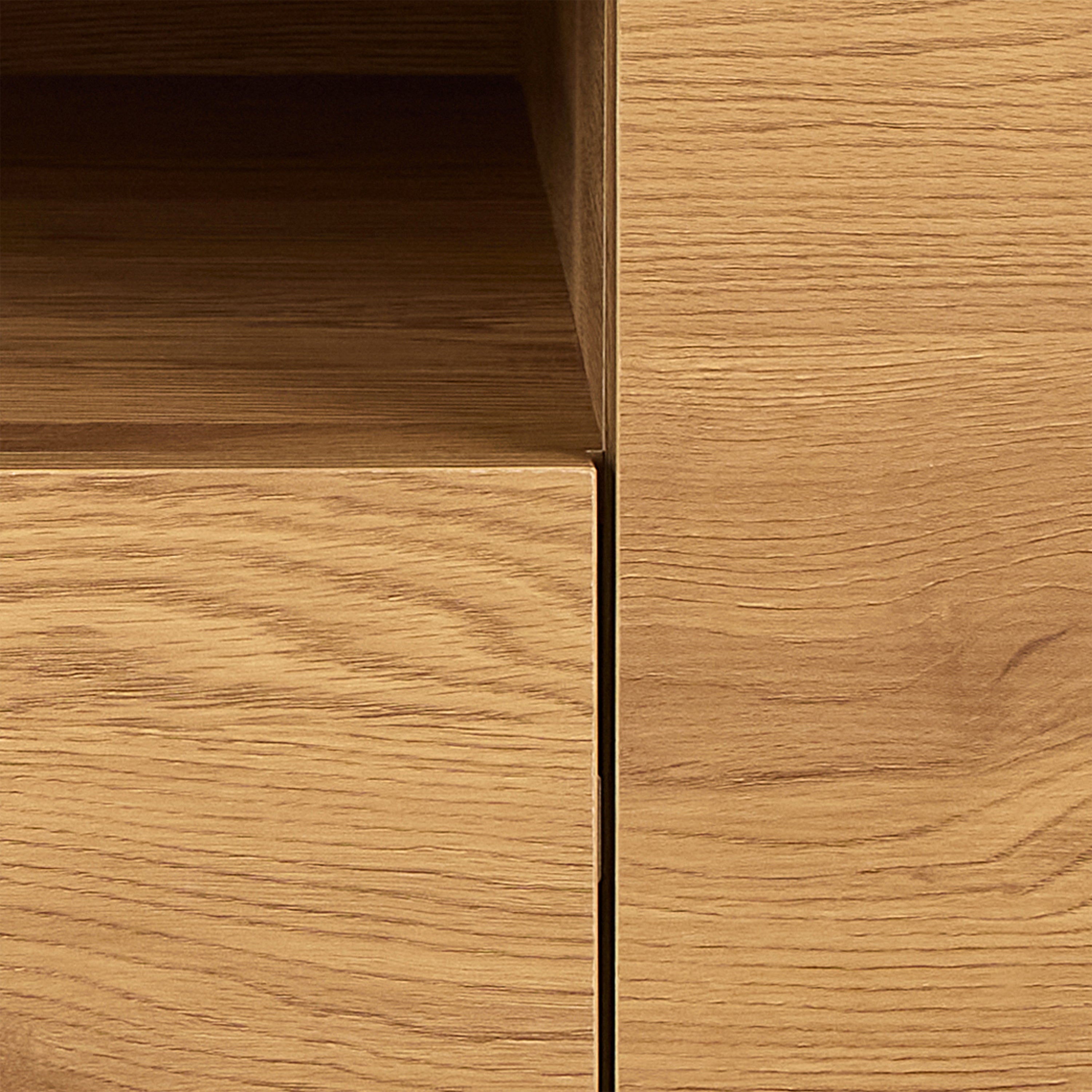Seaford Tv Unit 2 Doors 1 Drawer in Matt Wild Oak – FTG, view 6