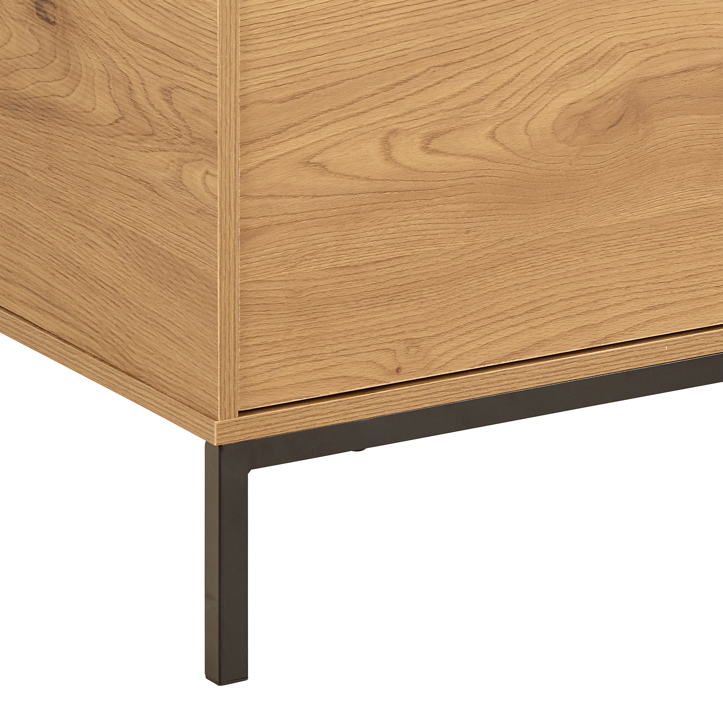 Seaford Tv Unit 2 Doors 1 Drawer in Matt Wild Oak – FTG, view 7