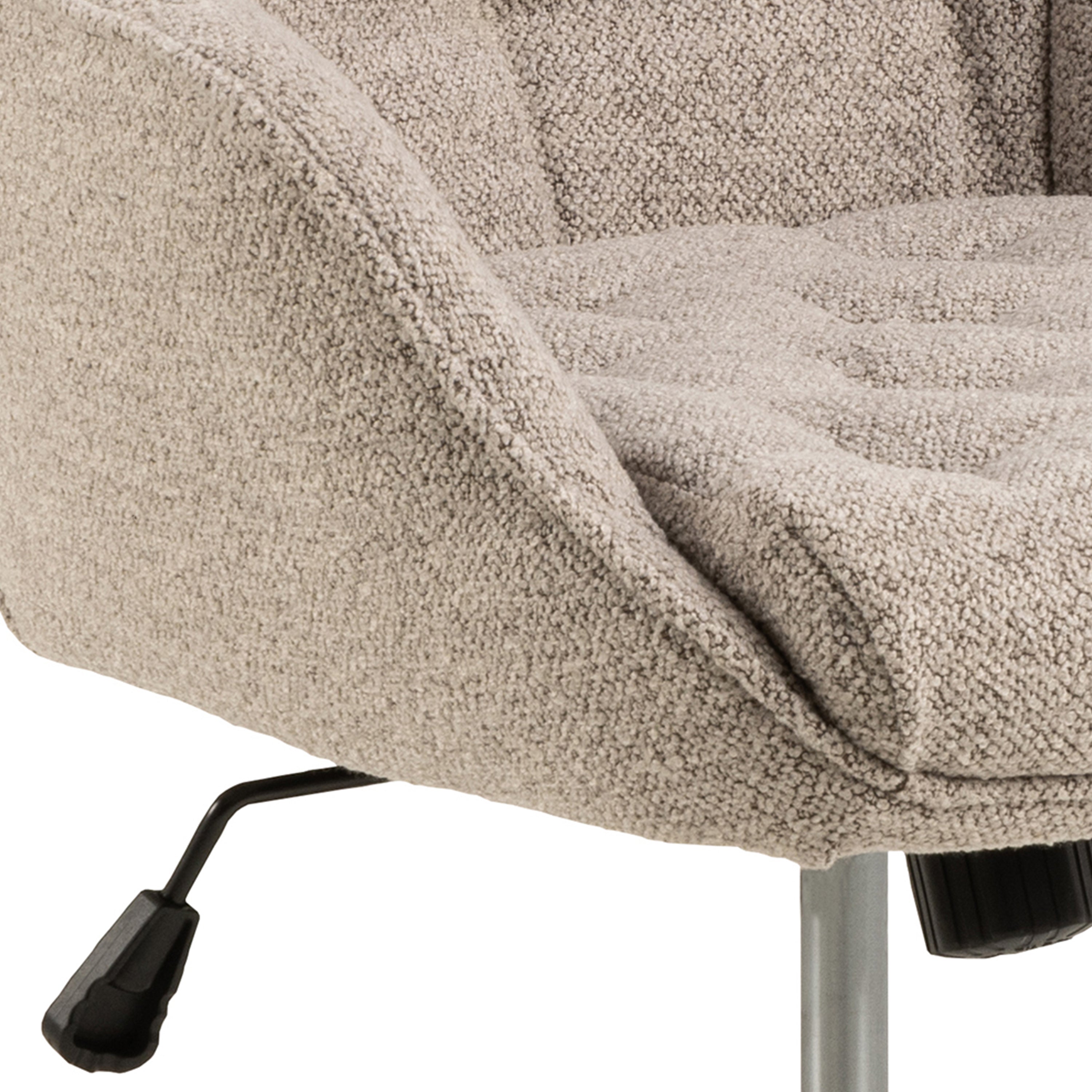 Erik Gas Lift Desk Chair in Monza Beige – FTG, view 9