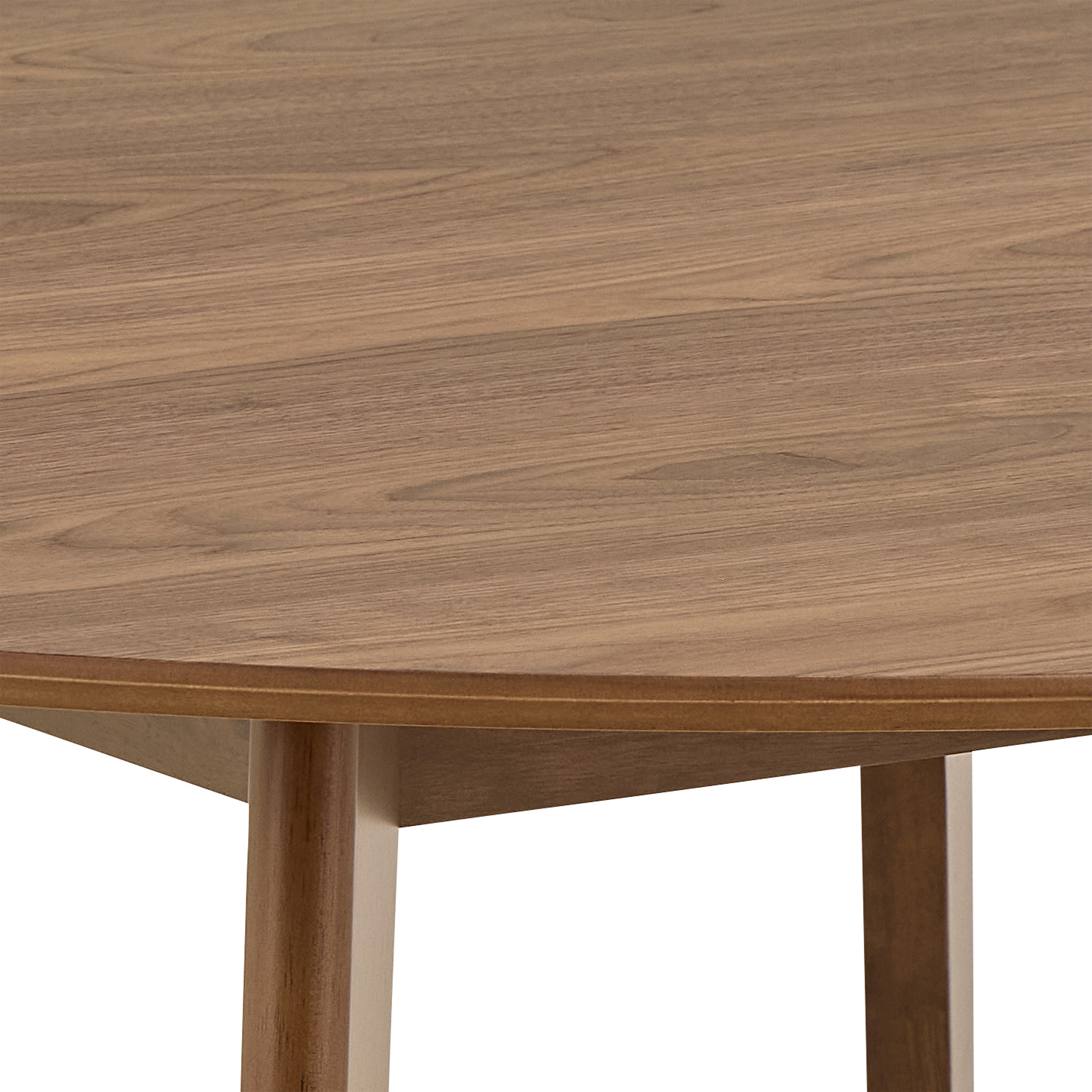 Roxby Round Dining Table in Walnut 140x76cm – FTG, view 7