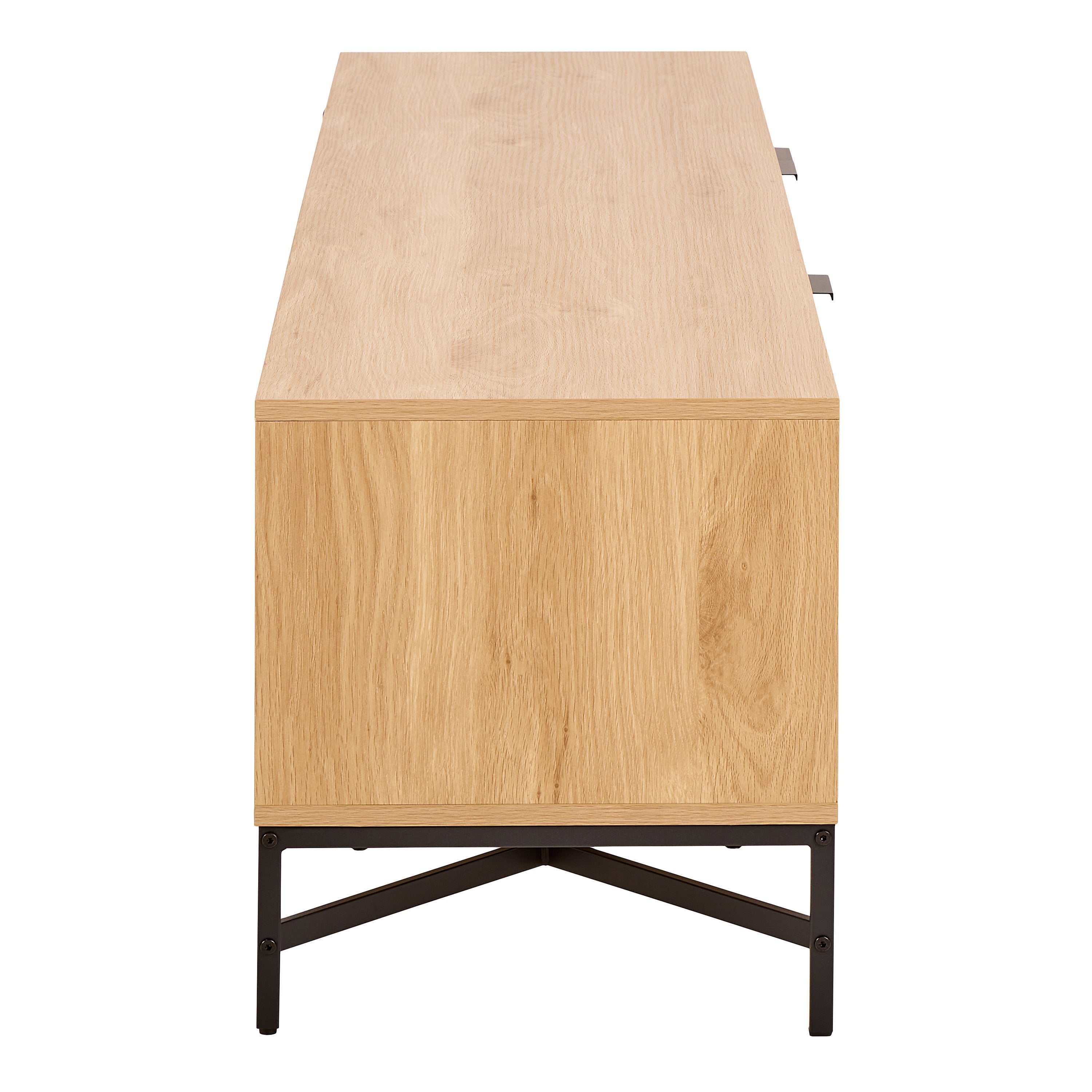 Jaipur TV Unit With 3 Doors 176cm Wide in Oak – FTG, view 3