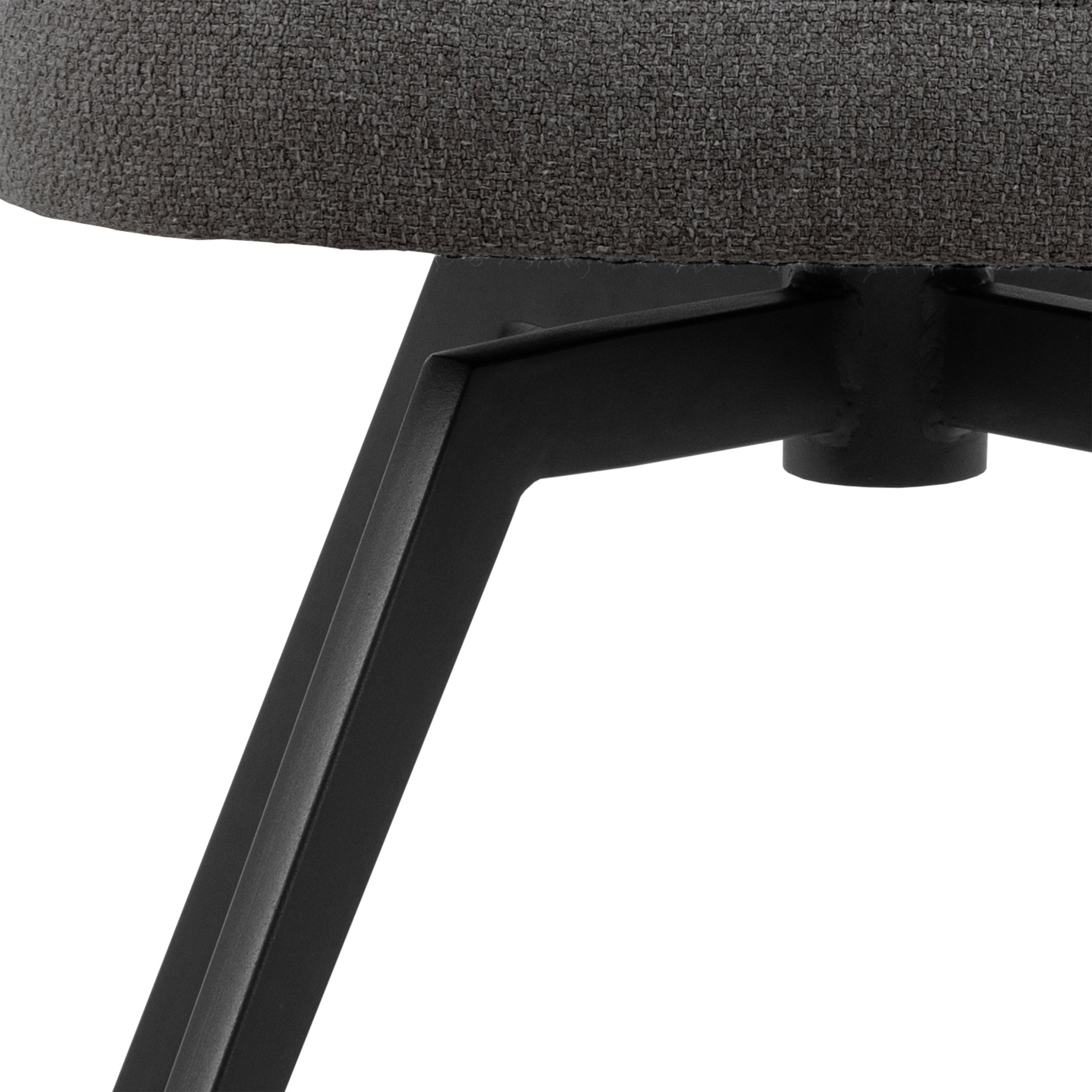 Darlene Dining Chair with Armrest and Swivel Function in Grey – FTG, view 8