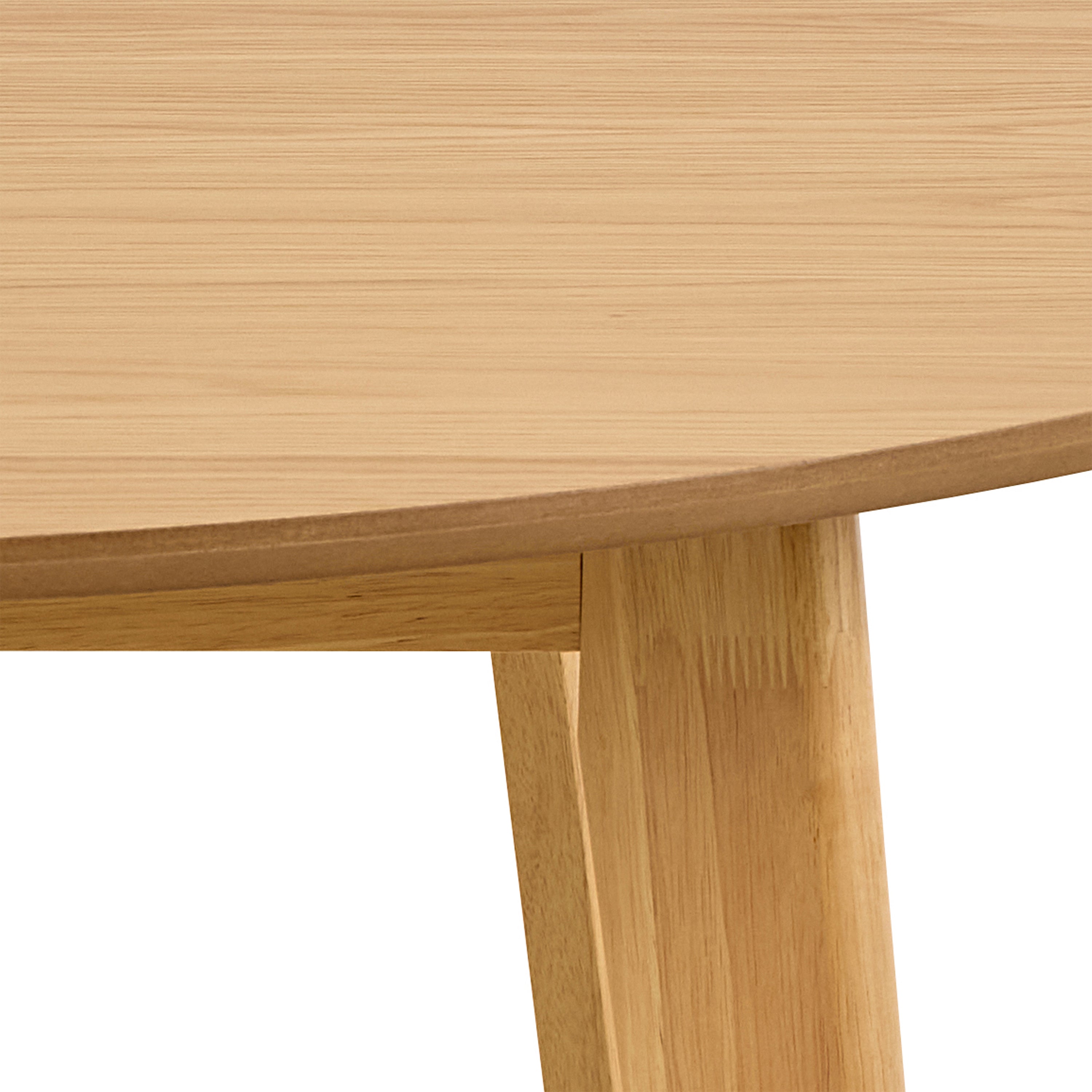Roxby Round Dining Table in Matt Oak 120x76cm – FTG, view 8