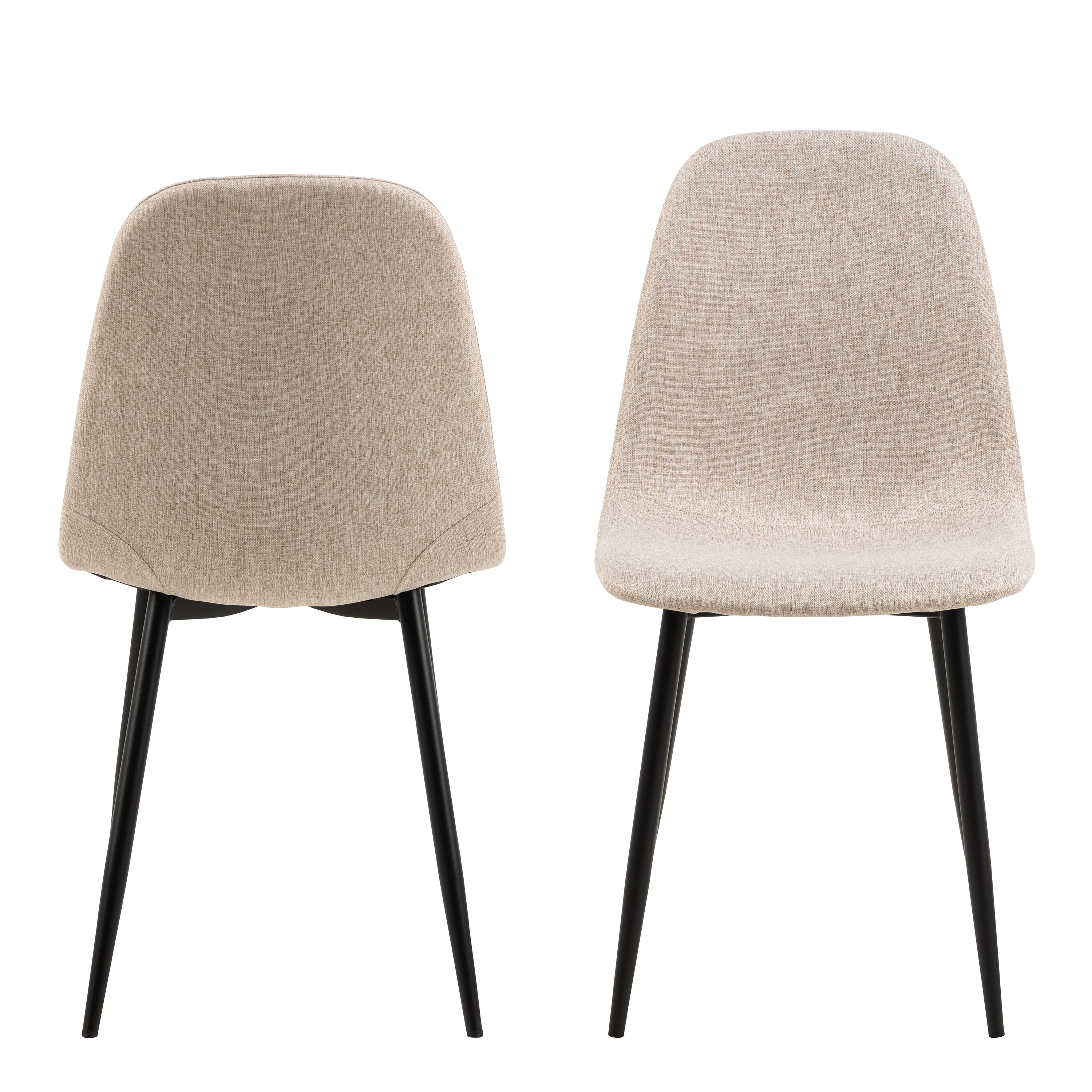 Celia Dining Chair in Beige Set of 4 – FTG, view 2