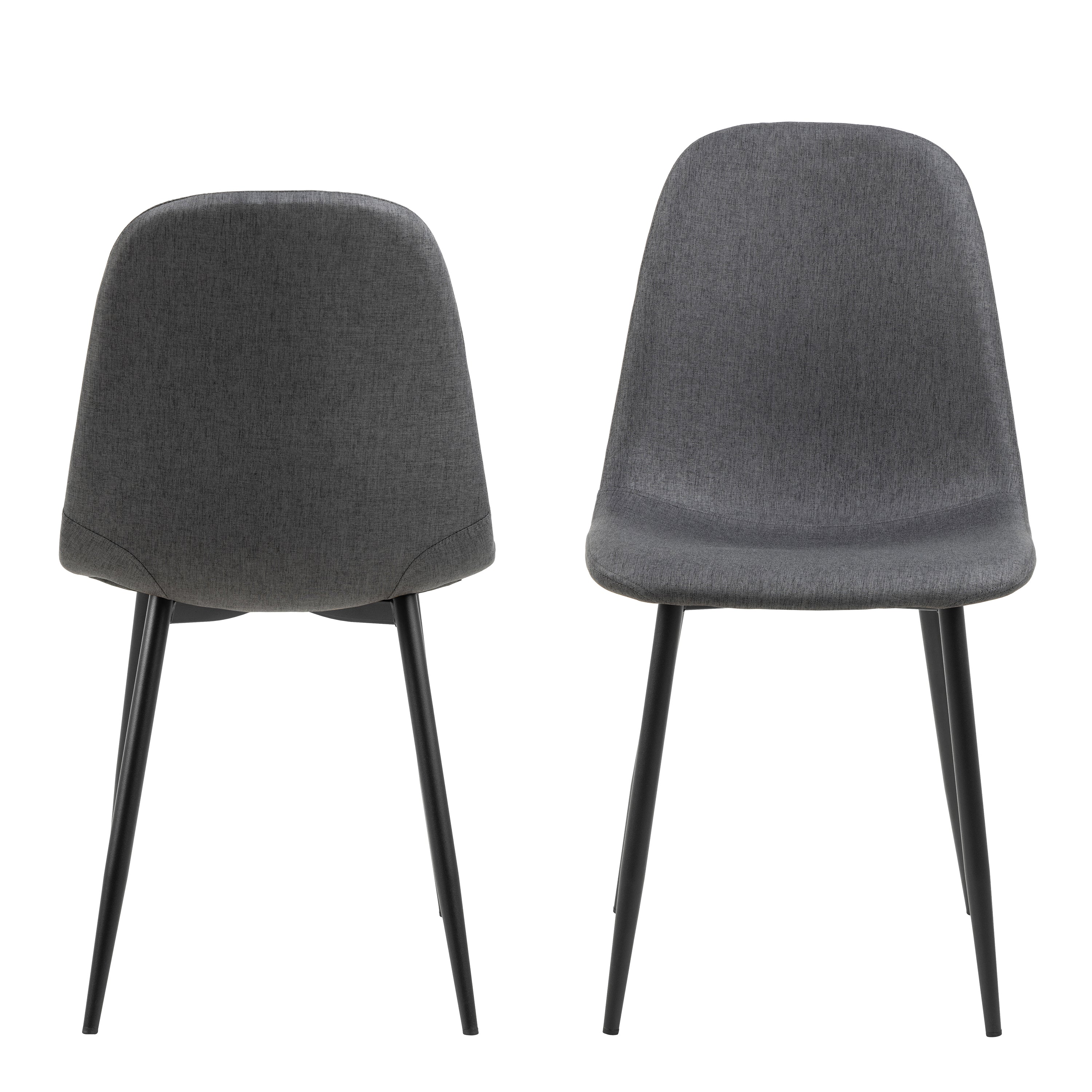 Celia Dining Chair in Light Grey Set of 4 – FTG, view 2