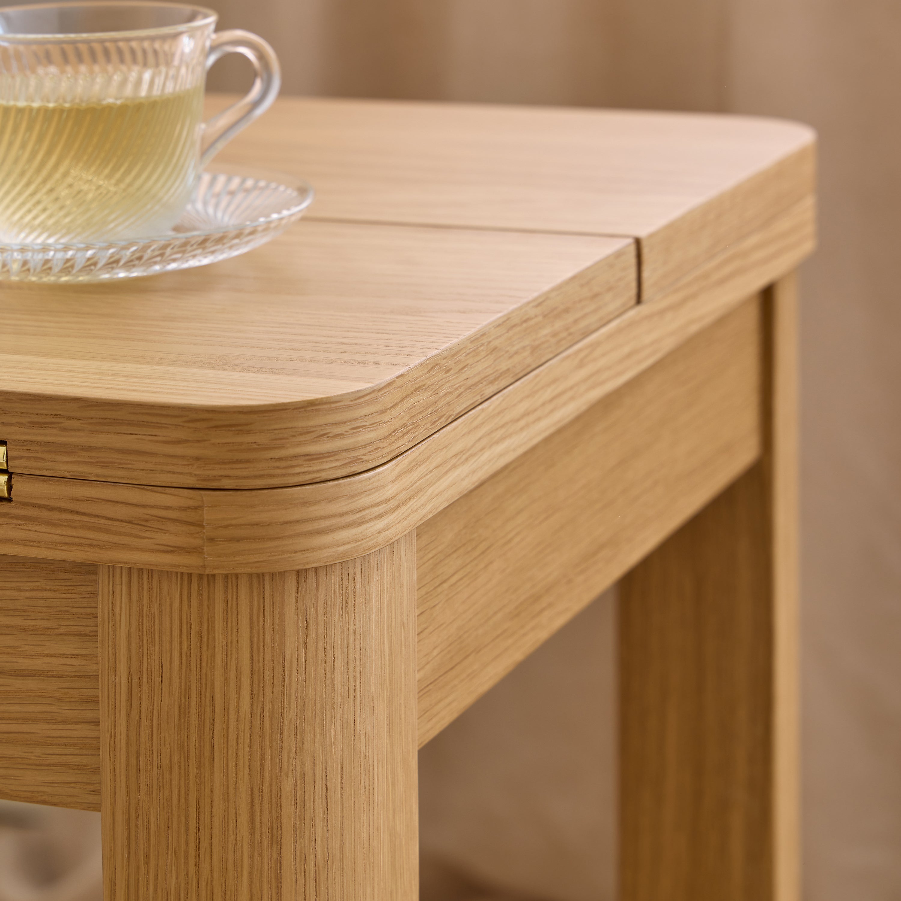 Southampton Extendable Rectangular dining table in Matt Oak 45/90 x 120 cm – FTG, view 7