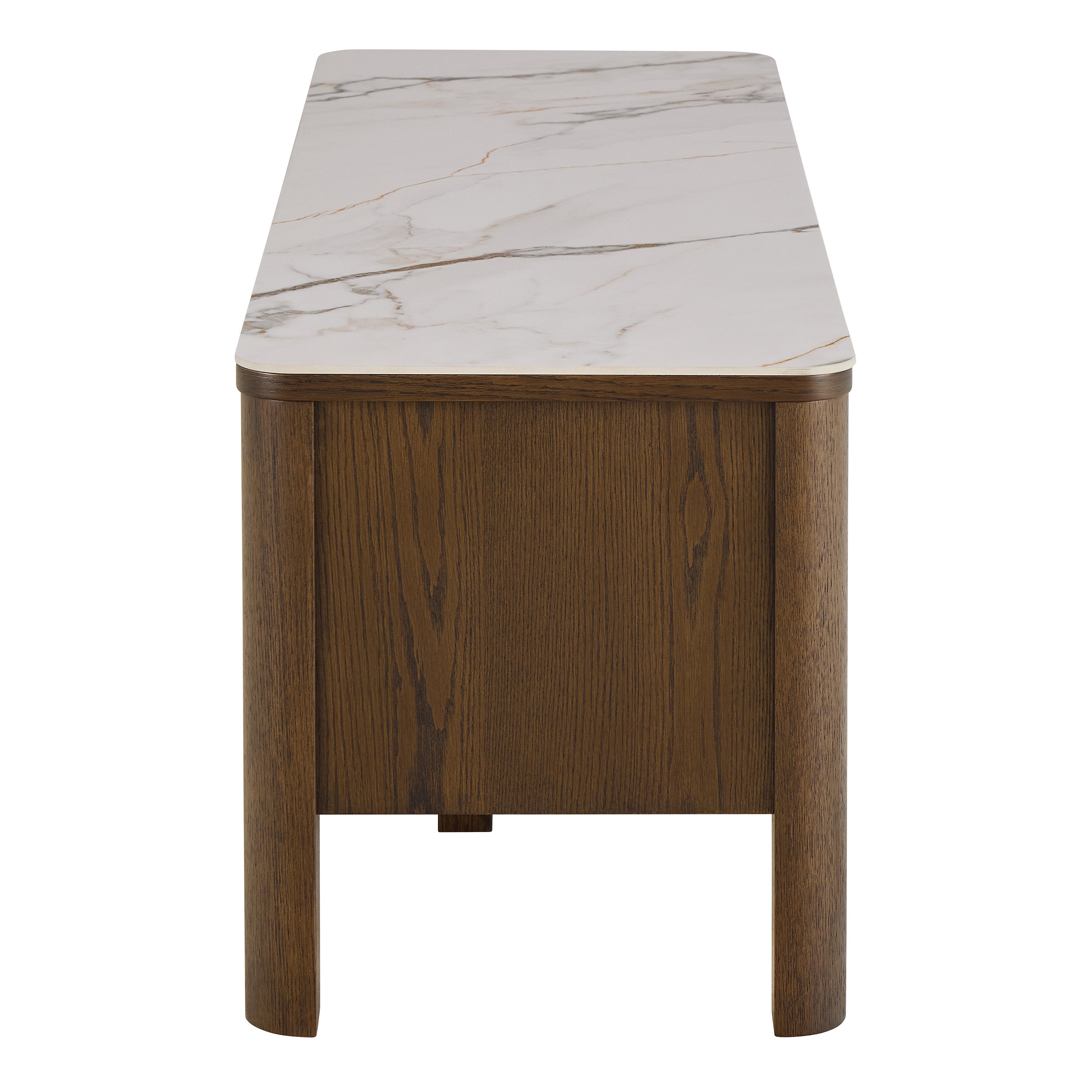 Southampton TV Unit 2 Doors 1 Shelf in Ceramic Cream – FTG, view 3