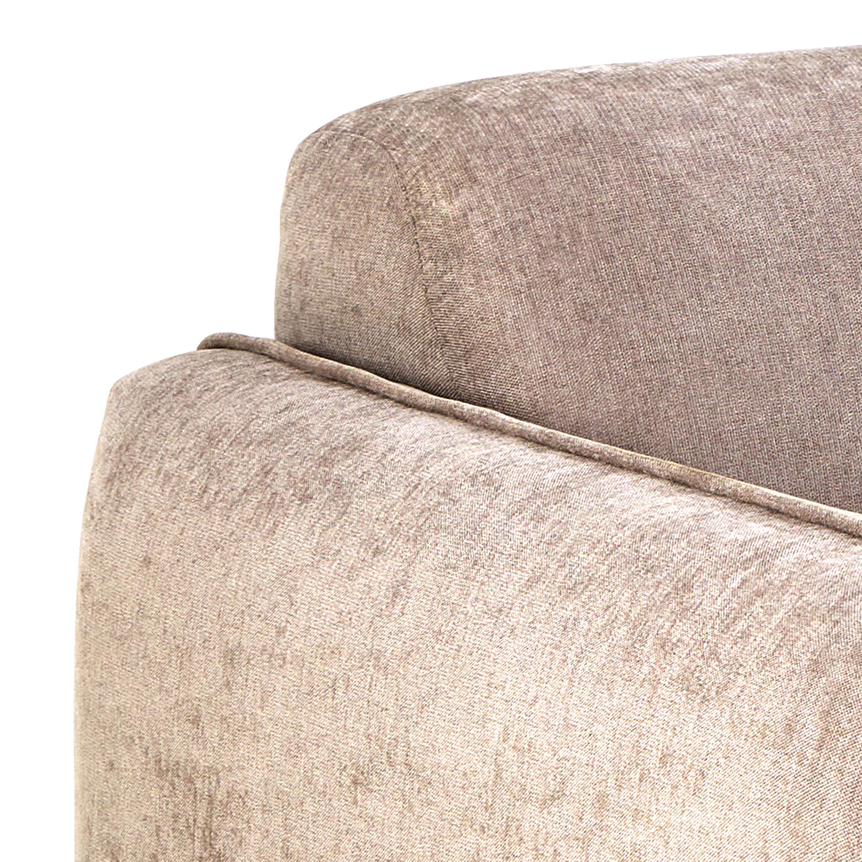 Westham 3 Seater Sofa in Fay Beige Fabric – FTG, view 10