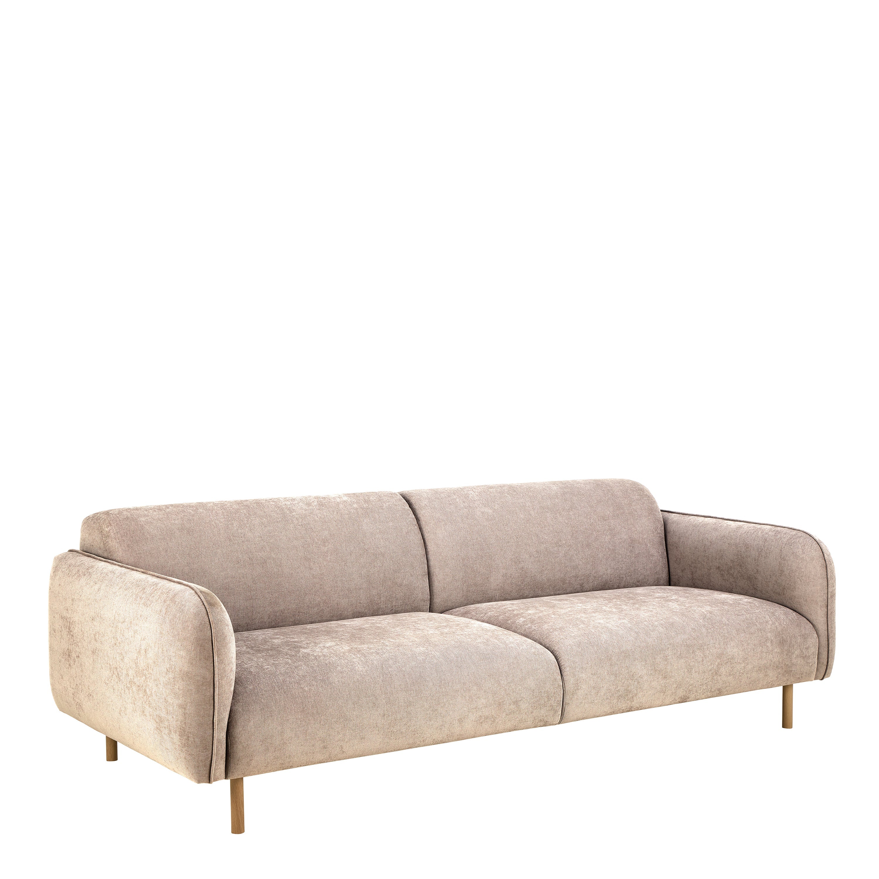 Westham 3 Seater Sofa in Fay Beige Fabric – FTG