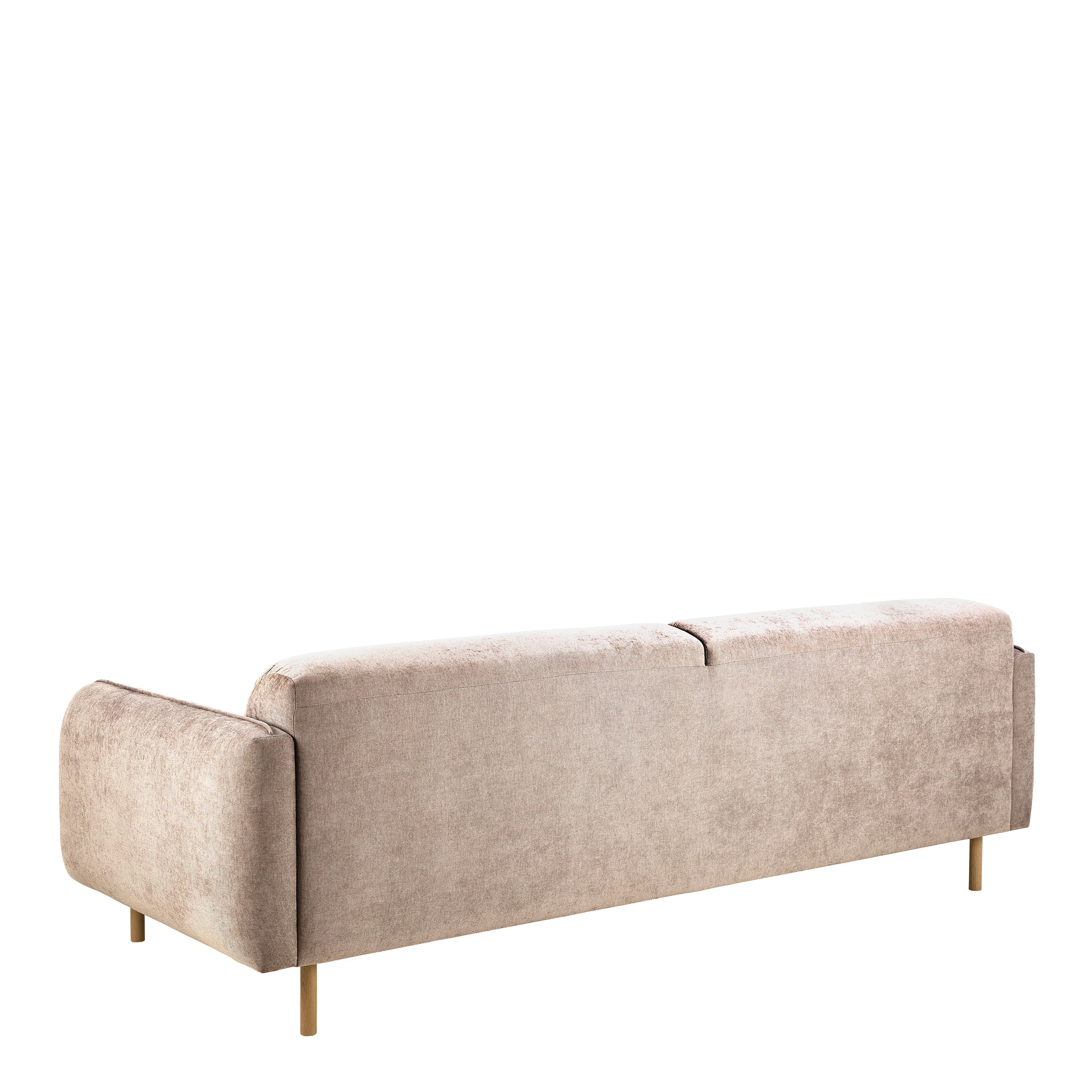 Westham 3 Seater Sofa in Fay Beige Fabric – FTG, view 3