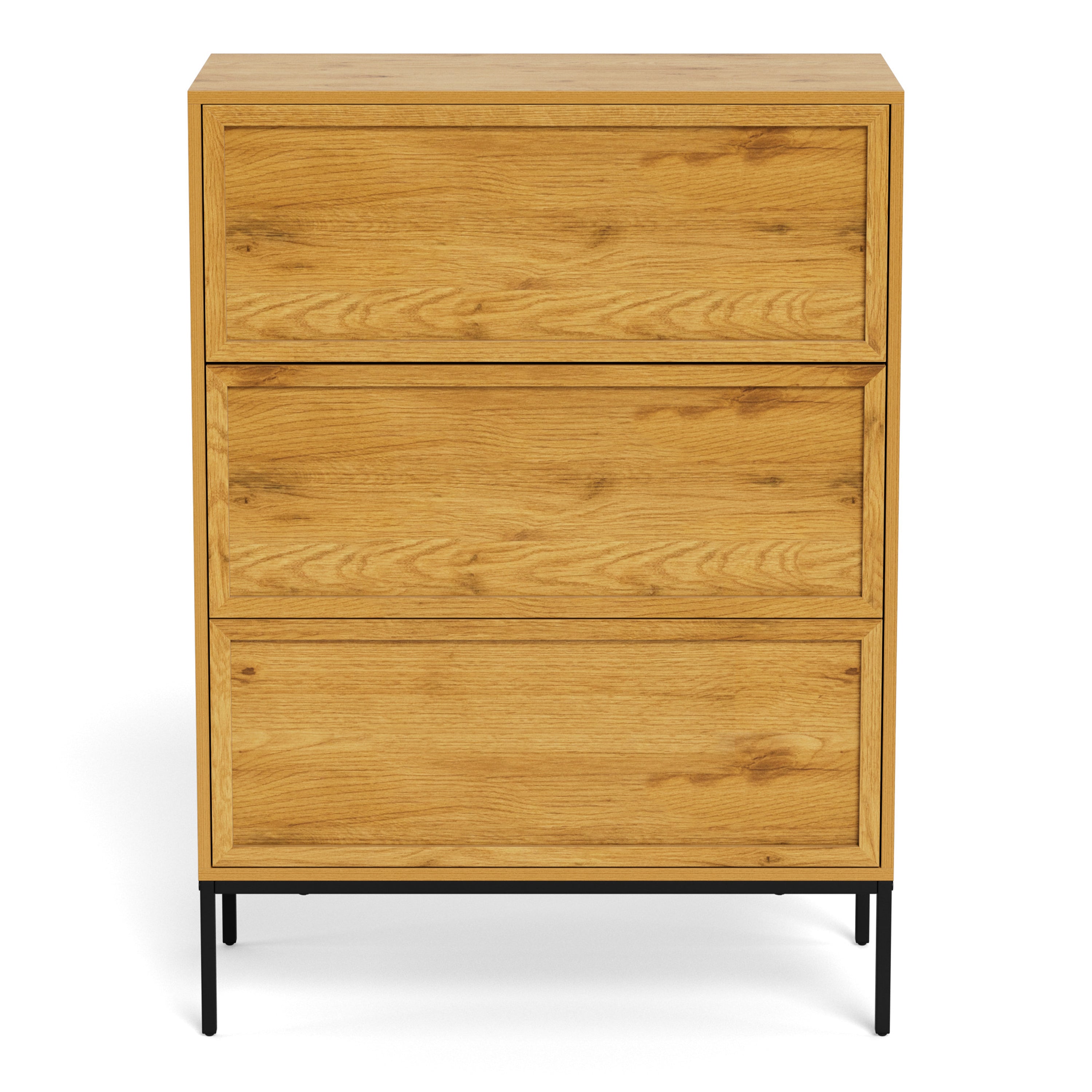 Palmdale 3 Drawer Chest in Wild Oak