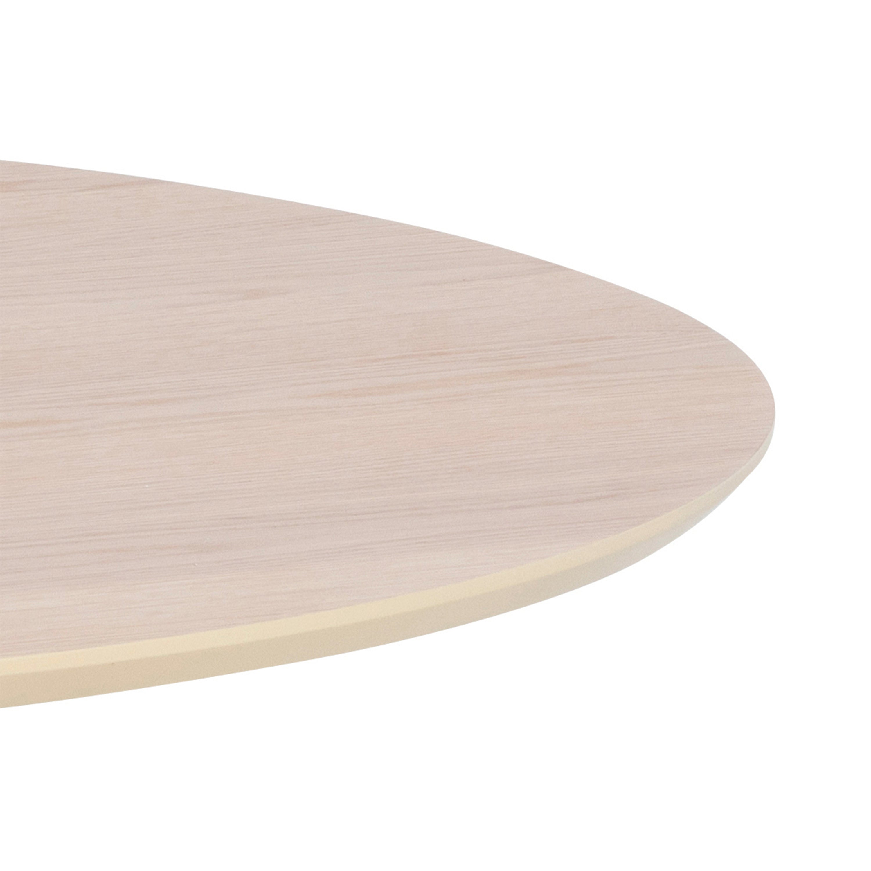 I_Duncan Round Dining Table in White Oak – FTG, view 8