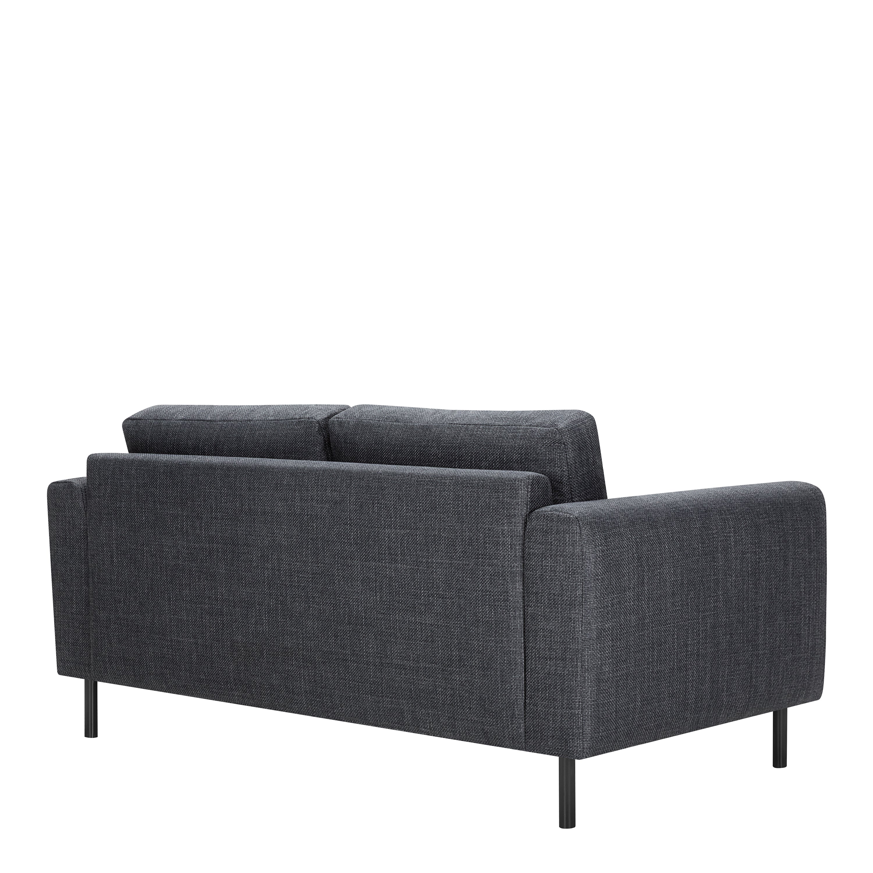 Omaha Set of 2 x 2 Seater Sofas in Basel Dark Grey Fabric – FTG, view 4
