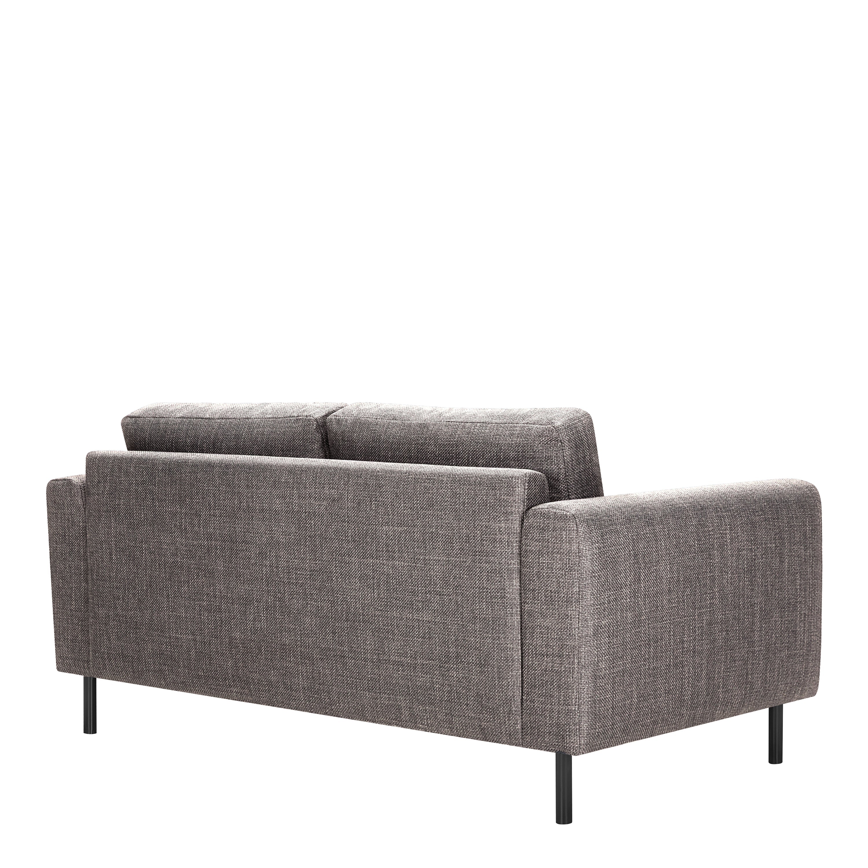 Omaha 2 + 3 Seater Sofa set in Basel Light Grey Brown Fabric – FTG, view 4