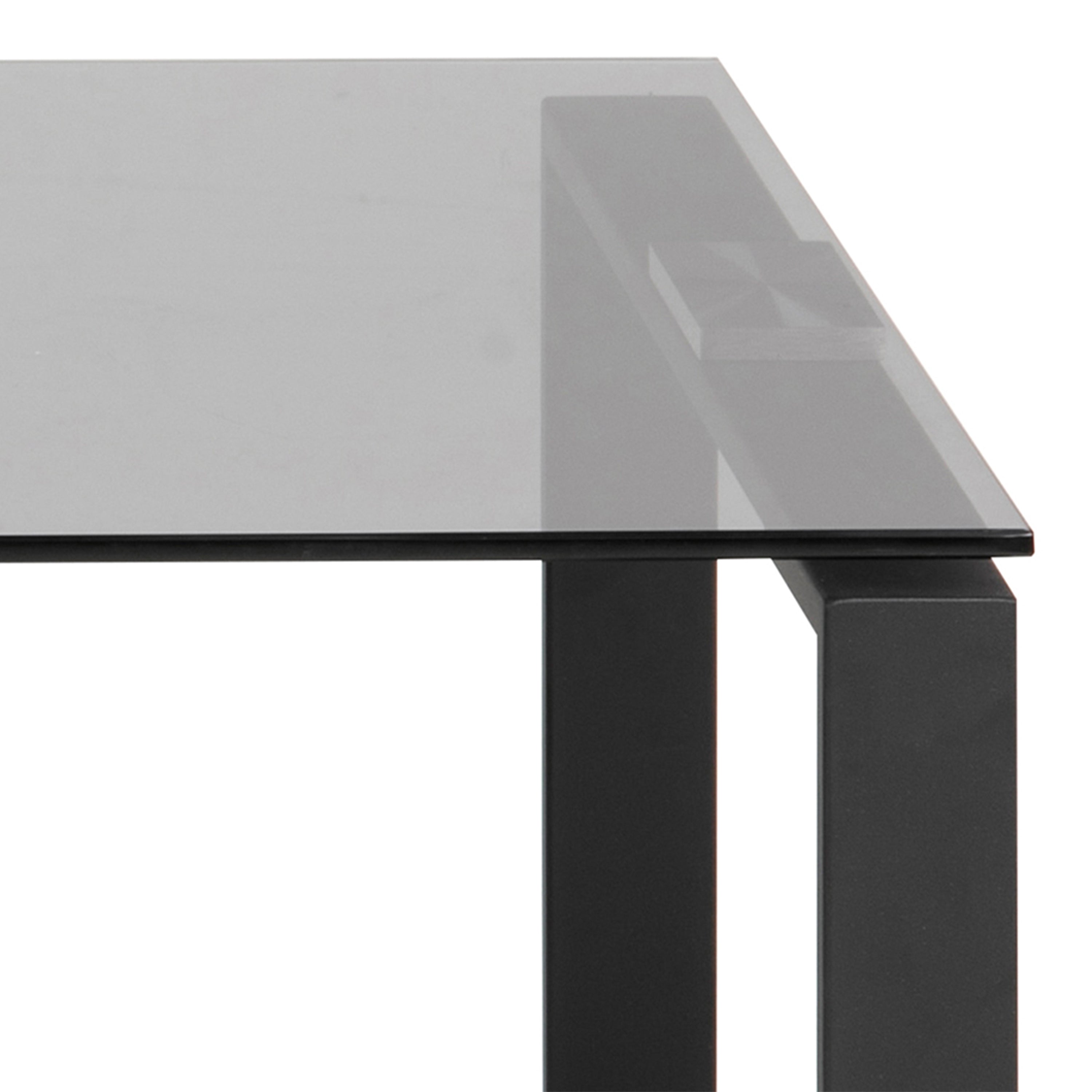 Katrine Coffee Table Set with Smoked Glass Top – FTG, view 4
